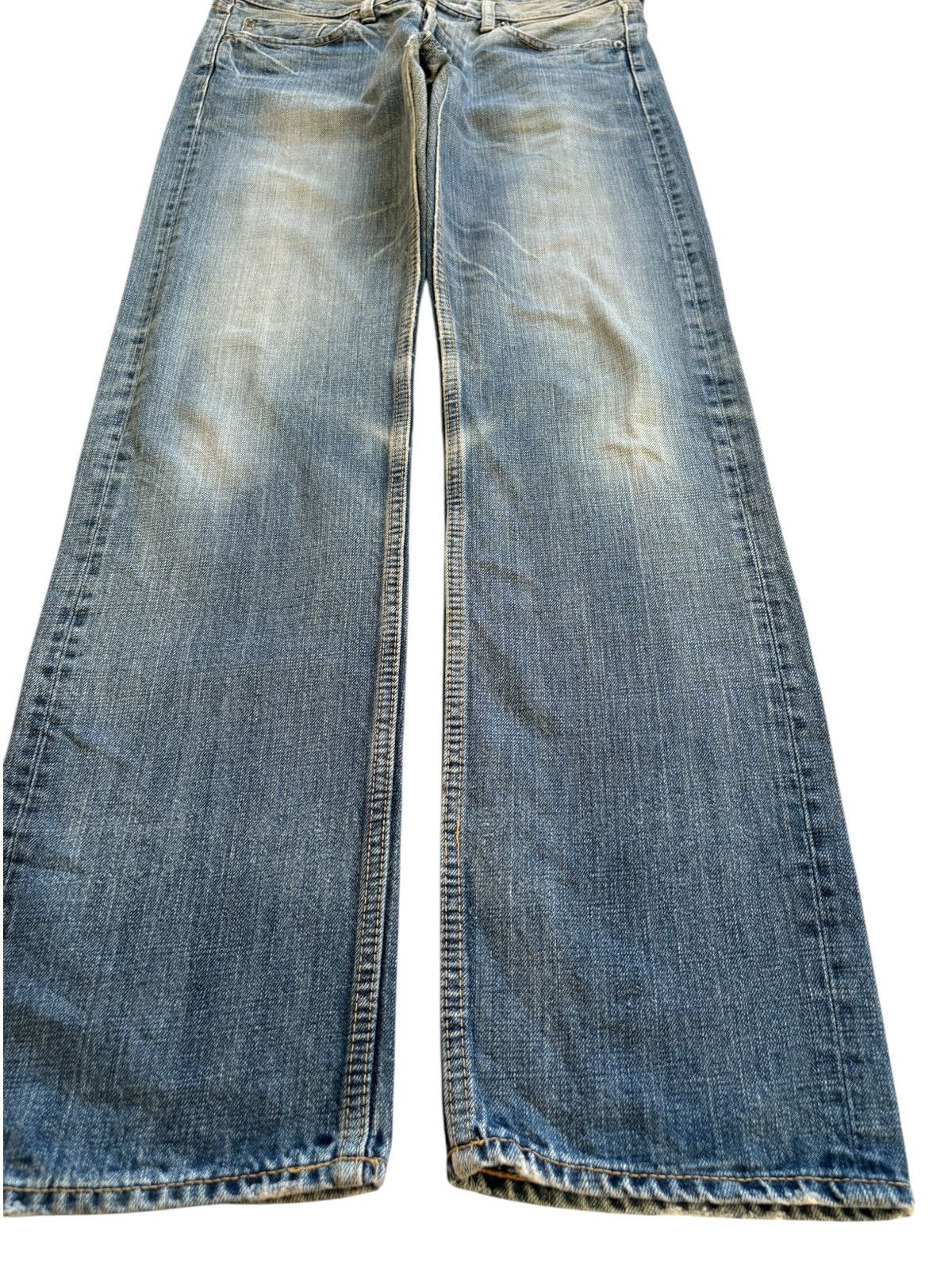 Japanese Brand SALES🔥🔥Vintage DMG Button Fly Faded Wash Jeans Size US 31 - 7 Thumbnail