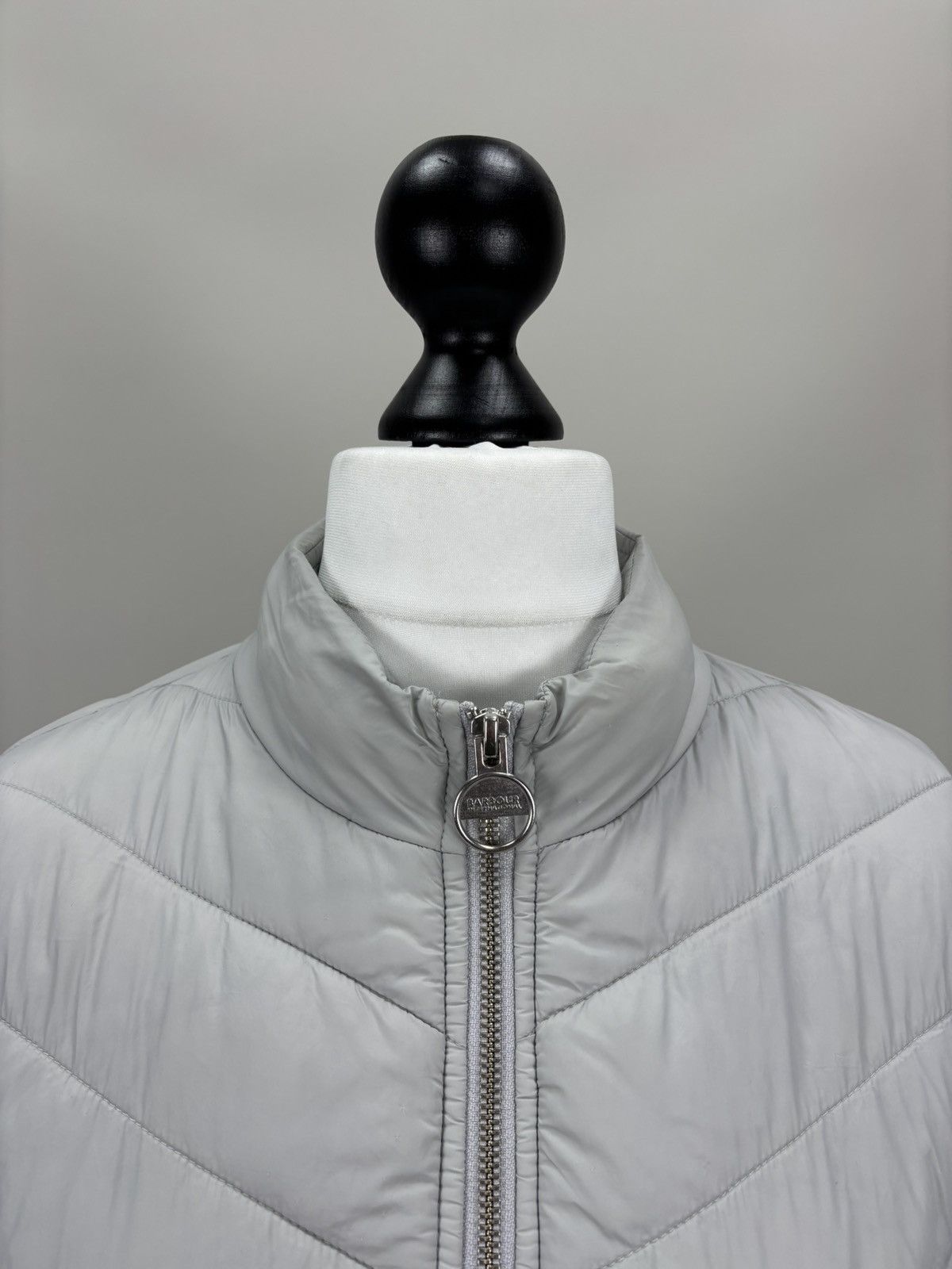 Barbour Womens jacket Barbour International Size 42 Color Gray Size XL / US 12-14 / IT 48-50 - 4 Thumbnail