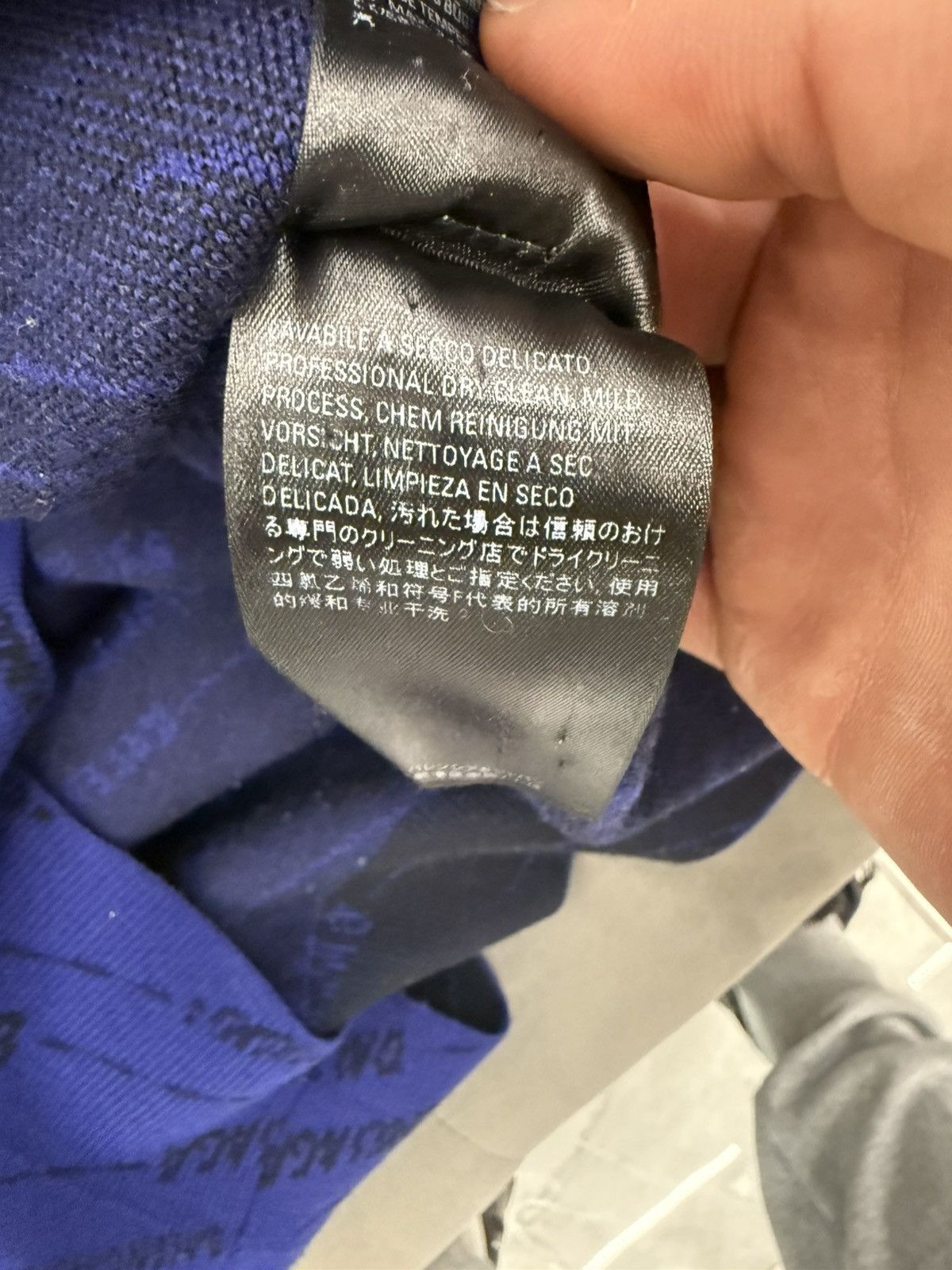 Balenciaga Balenciaga Blue/Black Wool Long-sleeve Size US M / EU 48-50 / 2 - 6 Thumbnail