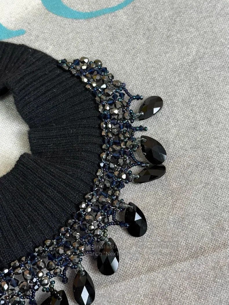 Undercover Undercover Gemstone Beaded Knit Collar Size ONE SIZE - 5 Thumbnail