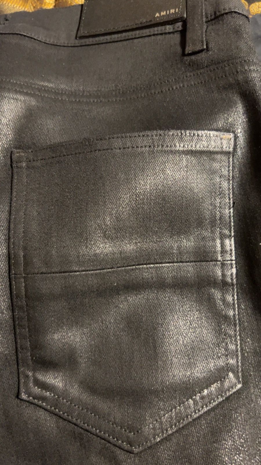 Amiri Black Waxed Thrasher Denim Size US 32 / EU 48 - 6 Thumbnail