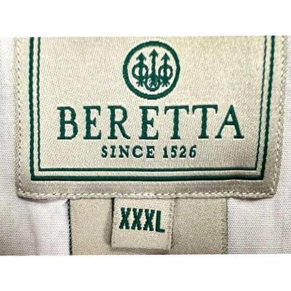 Logo 7 Berreta Button Down Shirt Mens 3XL Tan Long Sleeve Vented Flap Pocket Logo Button-Up Size US XXL / EU 58 / 5 - 6 Thumbnail