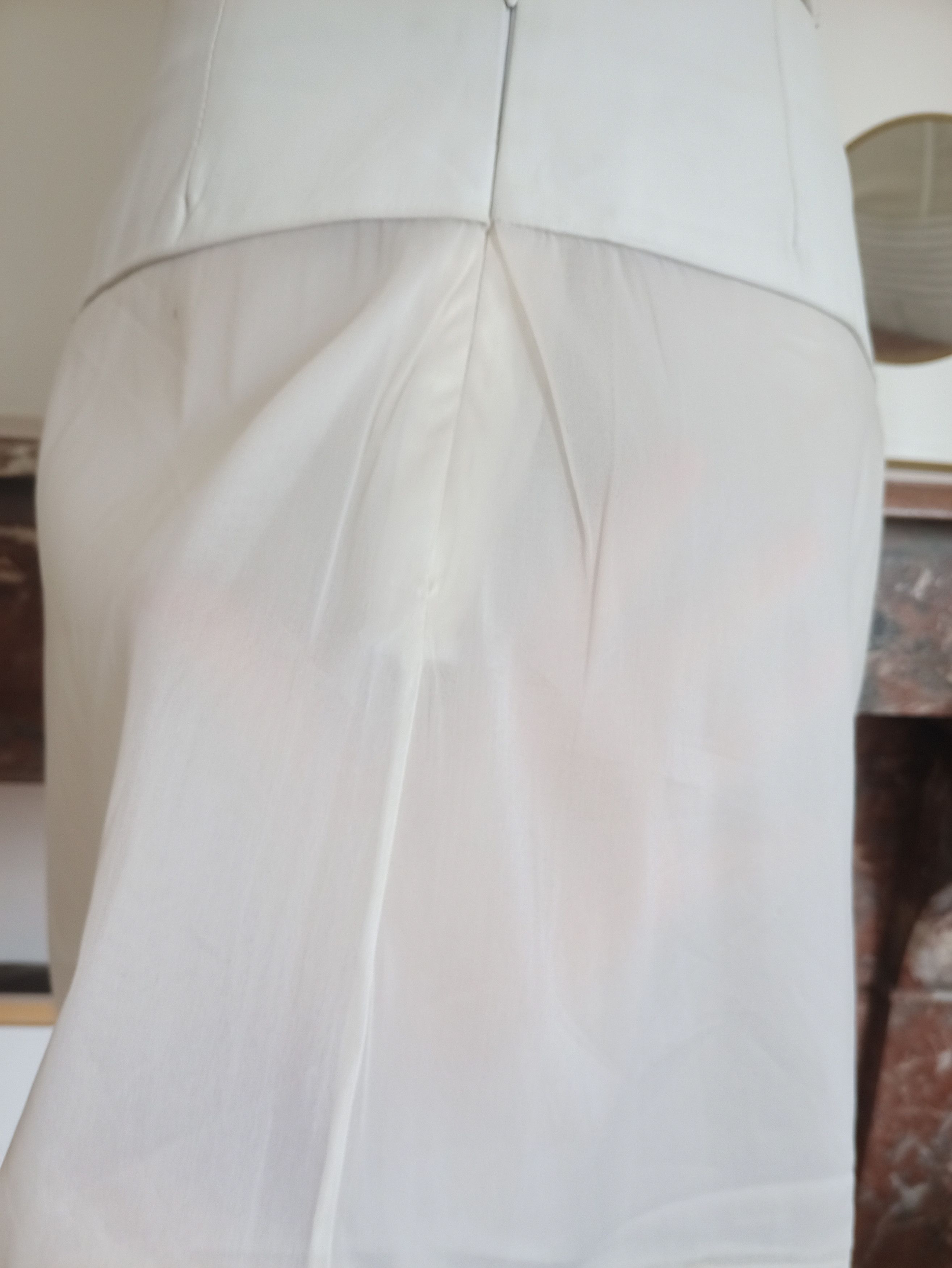 Japanese Brand × Jitrois Jean-Claude Jitrois leather and silk suit skirt bustier Size XS / US 0-2 / IT 36-38 - 13 Thumbnail