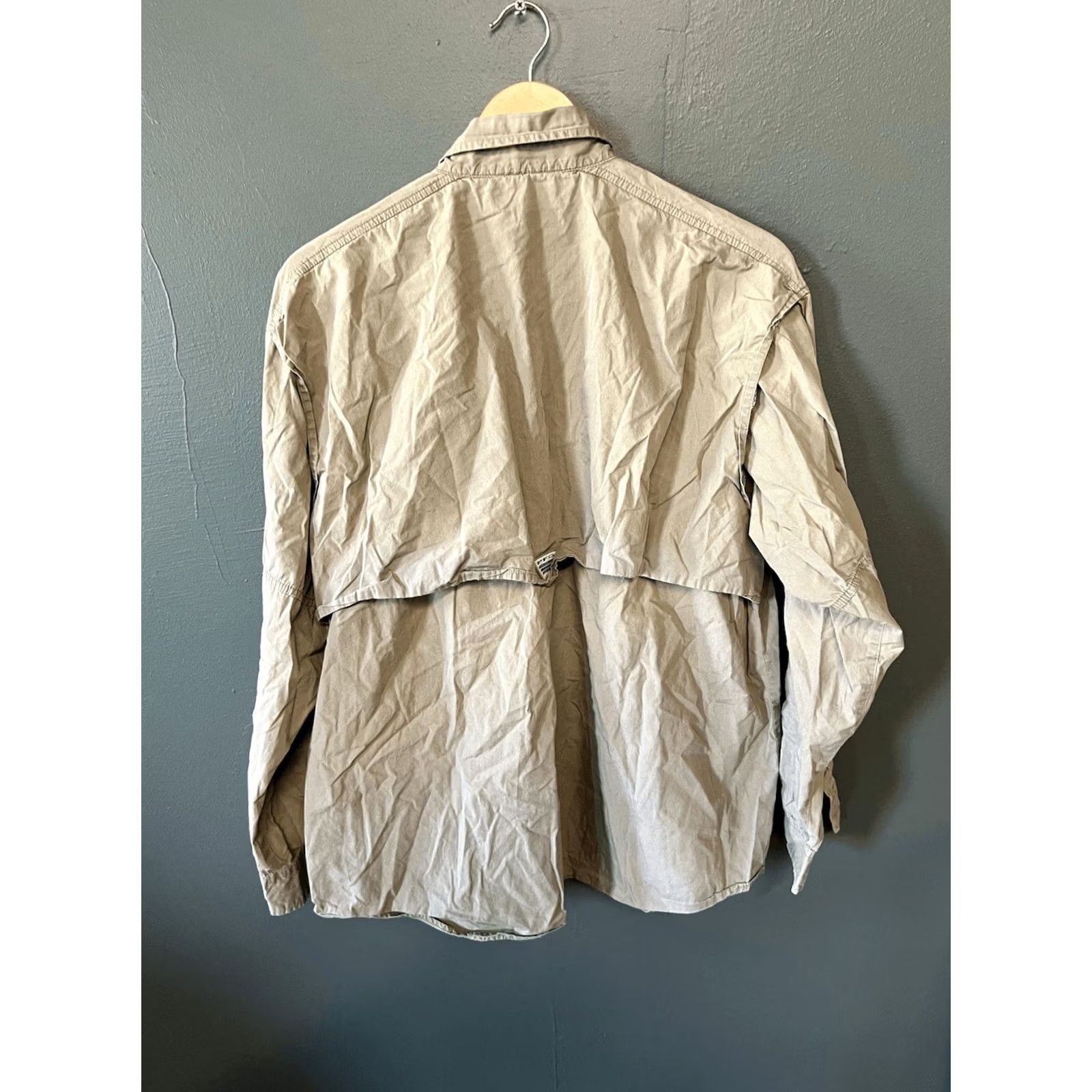 Vintage Columbia Mens Beige Long Sleeve Button Up Shirt Size Large Outdoor Y2K Size US L / EU 52-54 / 3 - 2 Thumbnail