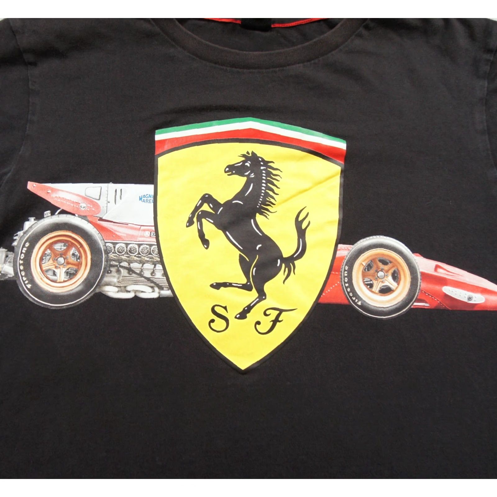 Puma Puma Ferarri Shirt Mens Medium Black Car Graphic Tee F1 Racing Short Sleeve Size US M / EU 48-50 / 2 - 2 Thumbnail