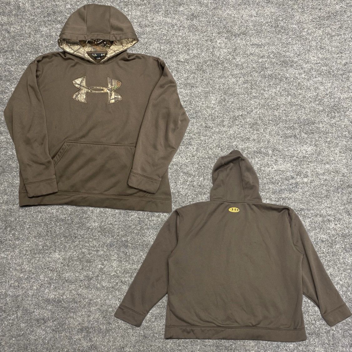 Under Armour Under Armour Hoodie Brown Camo Hoodie Size X-Large Size US XL / EU 56 / 4 - 1 Thumbnail