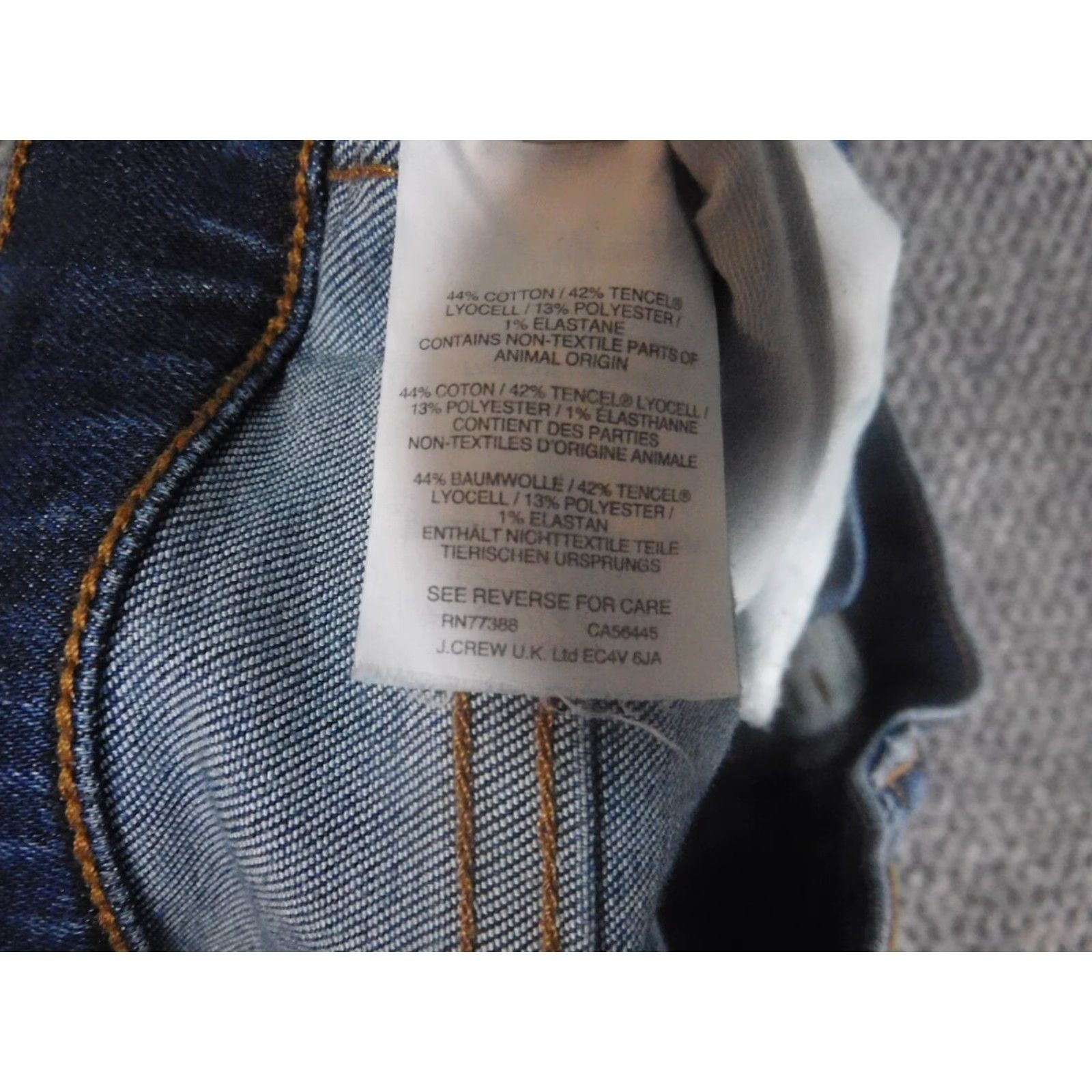 Madewell Madewell Jeans Womens Size 23 Blue High Rise Skinny Denim Slim Pockets Zipper Regular Size 40" / US 18 - 6 Thumbnail