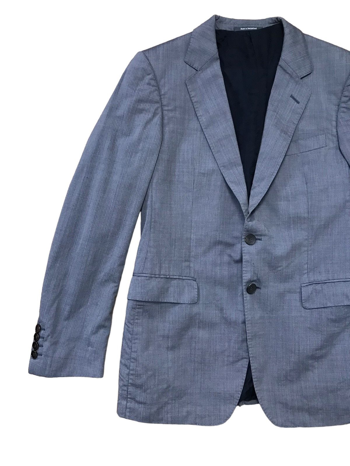 Gucci Gucci Stripped Dark Gray Formal Blazer/Jacket Size 48R - 3 Thumbnail