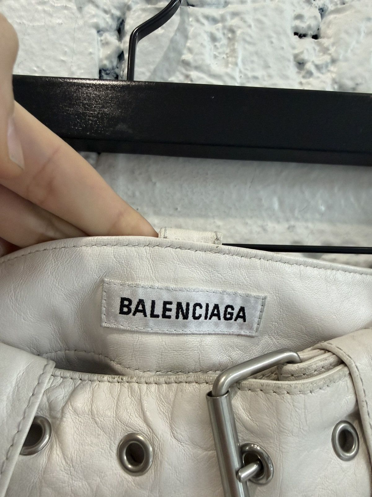 Balenciaga 2000s BALENCIAGA LEATHER BIKER PANTS Size US 28 / EU 44 - 3 Thumbnail