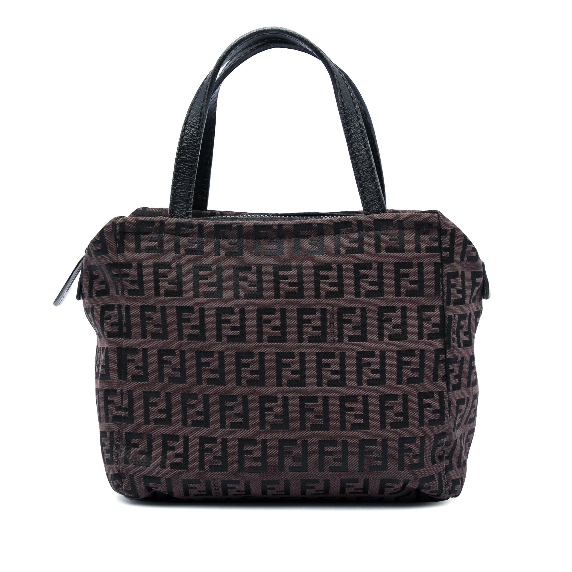 Fendi Zucchino Canvas Handbag Size ONE SIZE - 1 Thumbnail