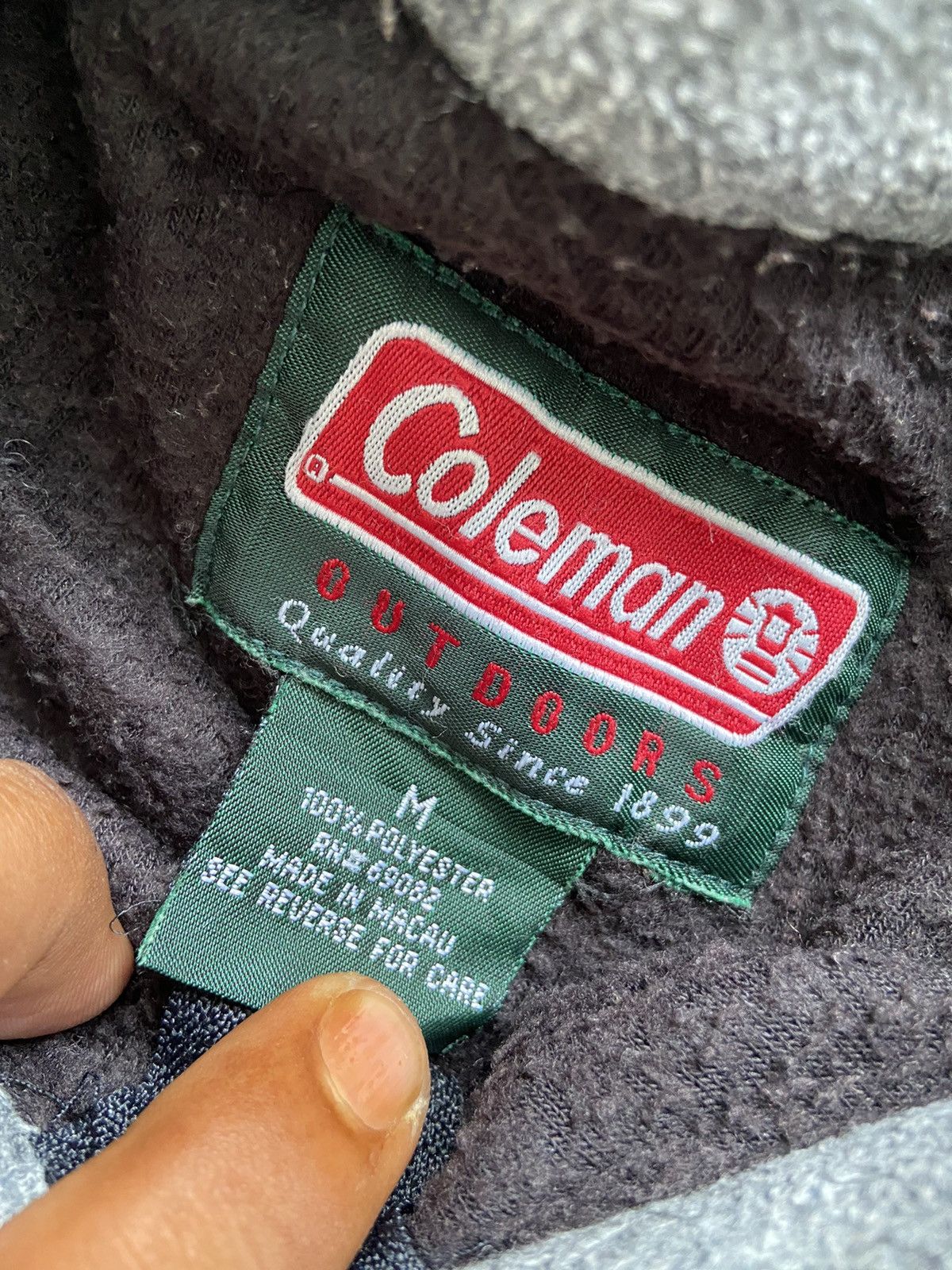 Coleman Vintage 1990’s Coleman Fleece Single Pocket Zipper Jacket Size US M / EU 48-50 / 2 - 3 Thumbnail