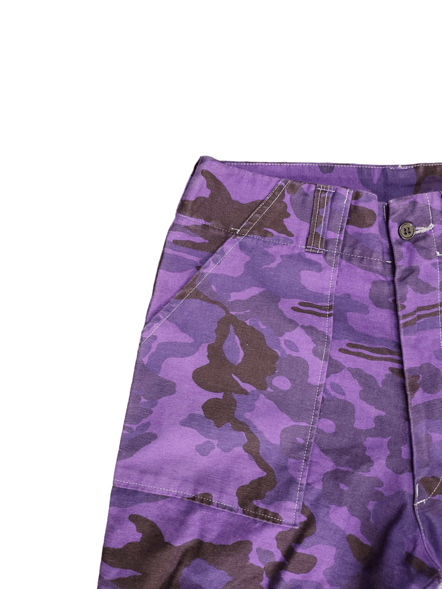Seditionaries Japanese Brand 1409 Bondage Zipper Camo Fatigue Cropped Size US 29 - 3 Thumbnail