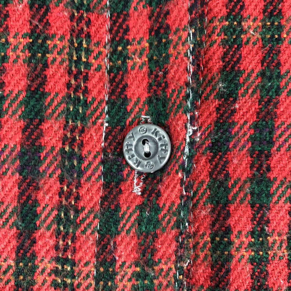 Japanese Brand Vintage 80's Flannel Checkered Double Pocket by Kitty Size US M / EU 48-50 / 2 - 12 Thumbnail
