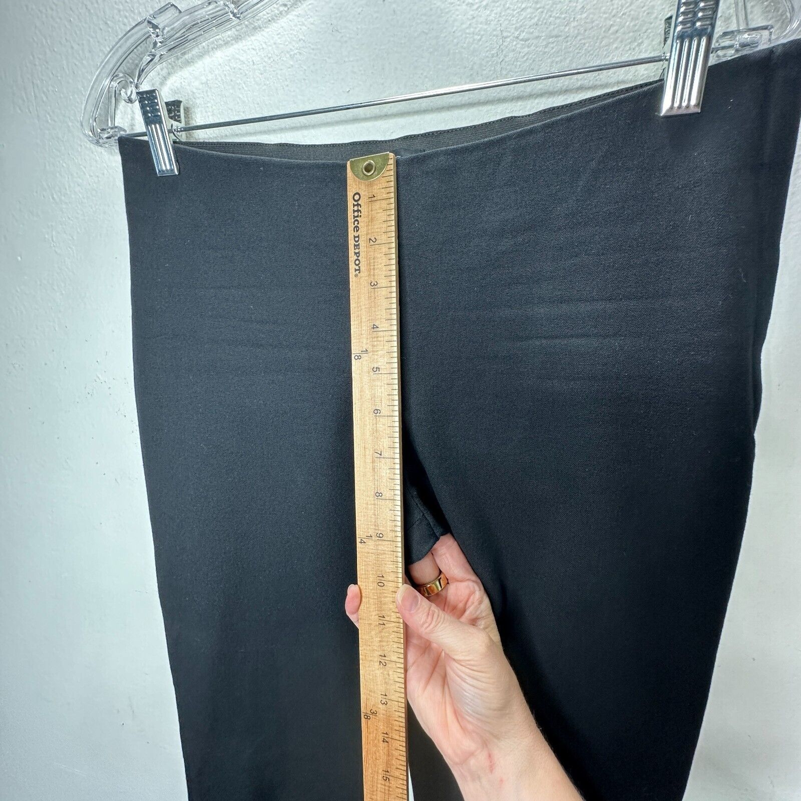 Cos COS Black Stretch Side Zip Flat Slim Leggings Trousers 38 Size 27" / US 4 / IT 40 - 9 Thumbnail