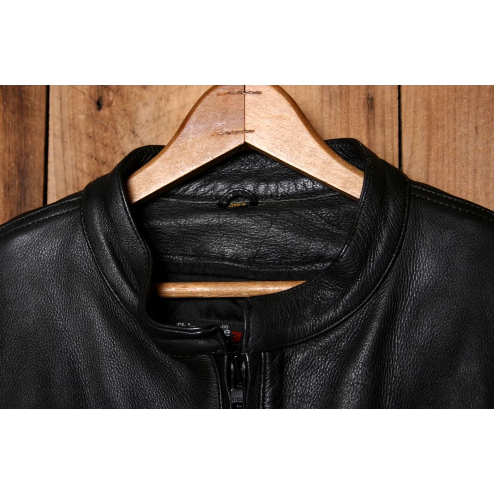Vintage VINTAGE Leather King Jacket Women 3XL Black Striped Biker Leather King Jacket 3XL Women's Size XXL / US 16-18 / IT 52-54 - 2 Thumbnail