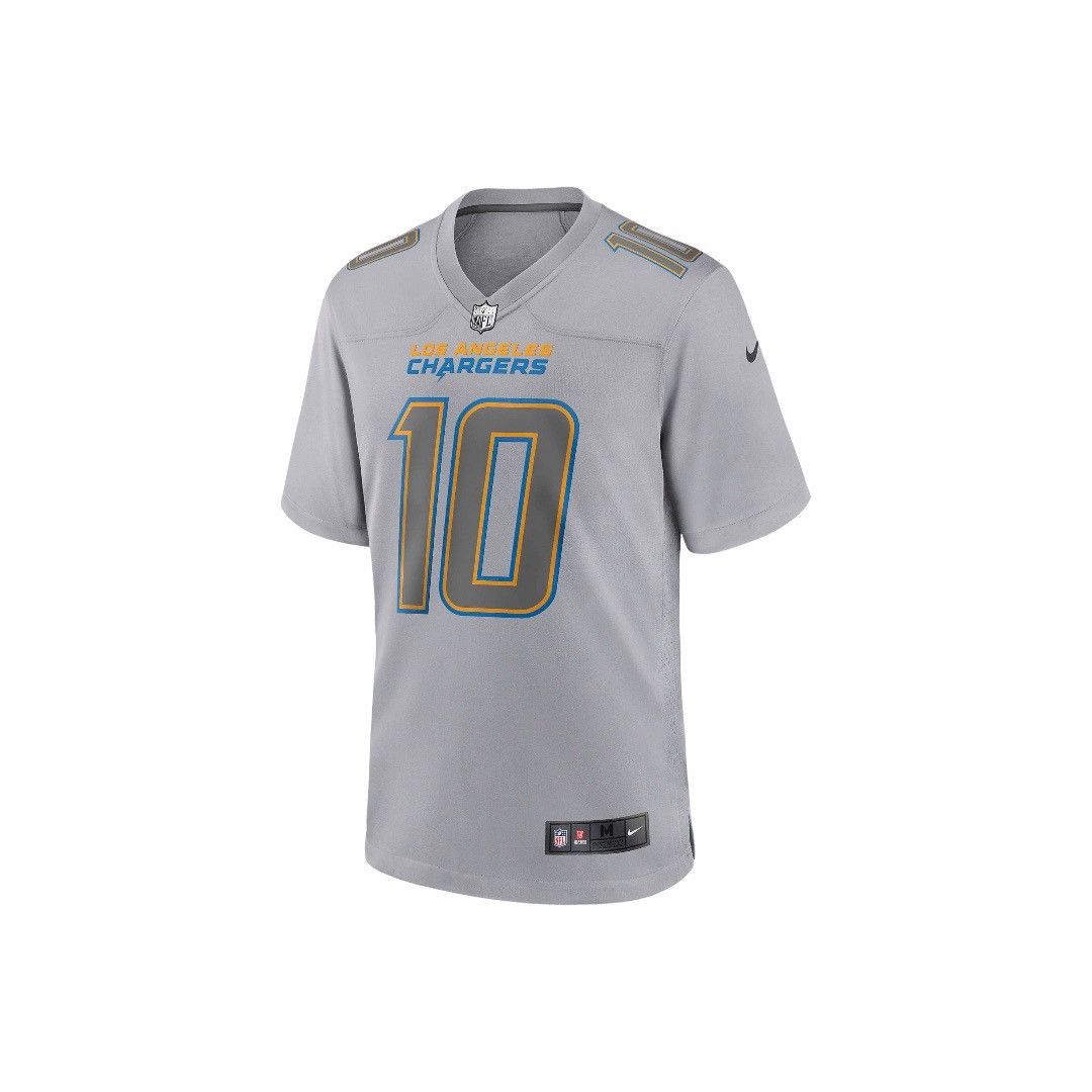 Nike Men's Los Angeles Chargers Justin Herbert #10 Atmosphere Grey