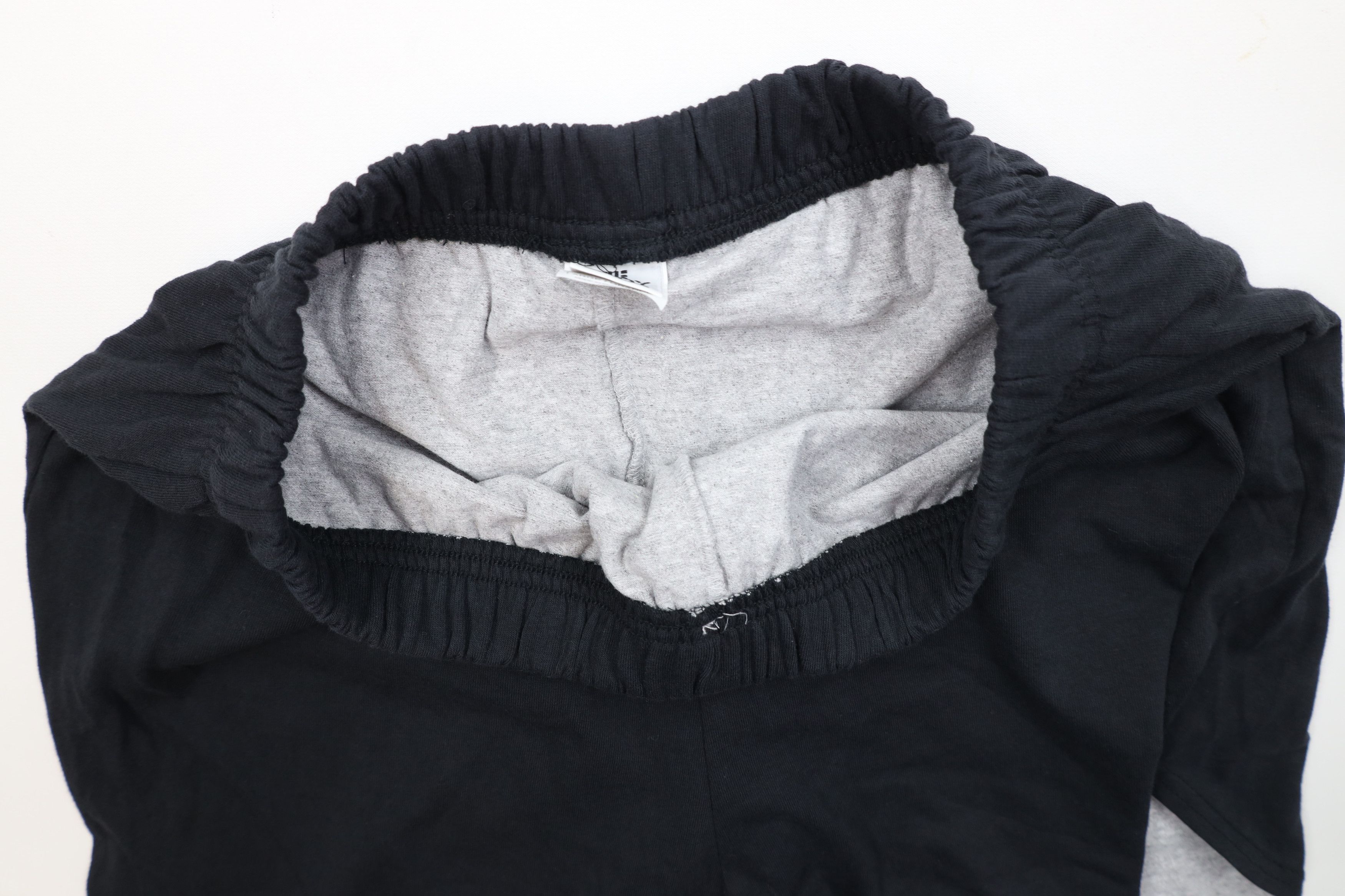 Vintage Vintage 90s Streetwear Sweatpants Shorts Black Cotton Size US 34 / EU 50 - 6 Thumbnail