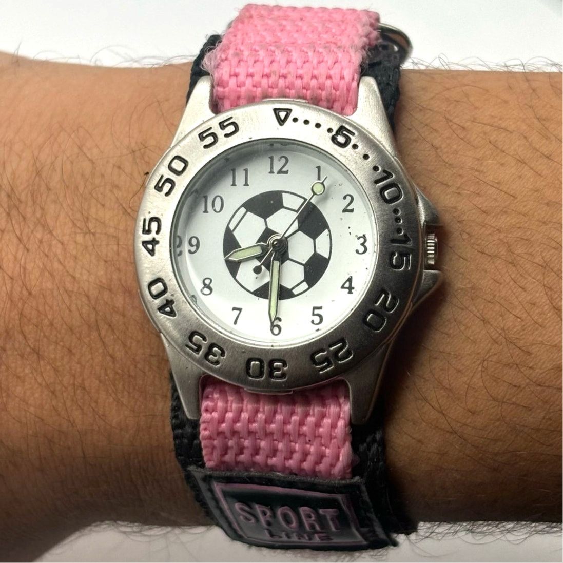 Other Silver & Pink Soccer Watch Size ONE SIZE - 2 Thumbnail