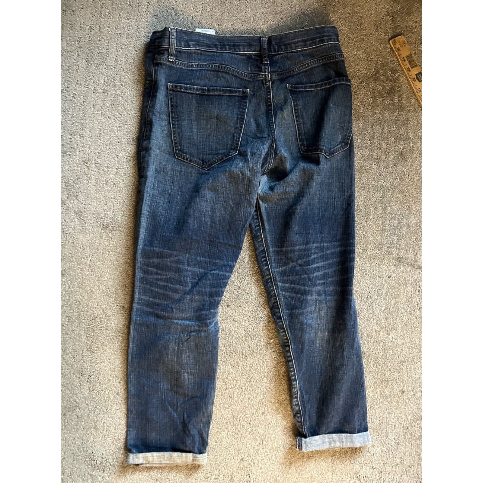 Banana Republic Banana Republic Women Boyfriend Distressed Low Rise Jeans 28 Jeans City Modern City Distressed 27 in 28 Regular Womens Size 28" / US 6 / IT 42 - 3 Thumbnail
