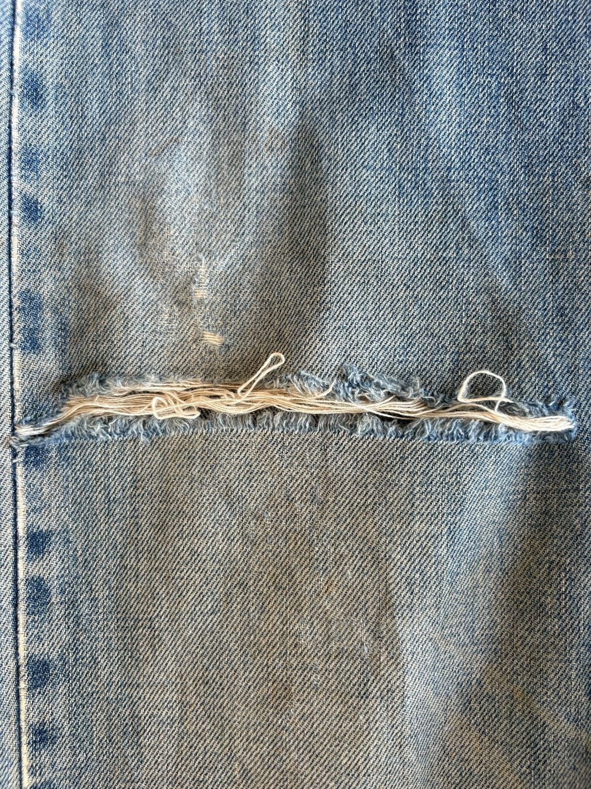 Levi's Vintage 90s Levis 513 Mud Wash Distressed Baggy Jeans Size US 32 / EU 48 - 3 Thumbnail