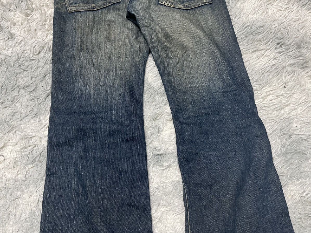 Vintage 90s YANUK FLARE DISTRESSED JEANS RARE DESIGN Size US 31 - 17 Thumbnail