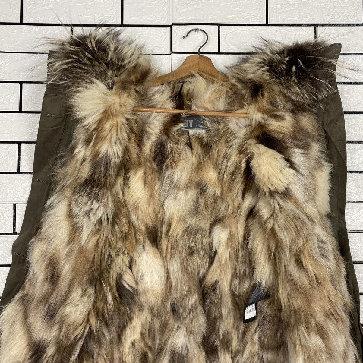 Yves Salomon 🔥PARKA JACKET DESIGN FUR BLANKET ARMY YVES SALOMON Size XS / US 0-2 / IT 36-38 - 16 Thumbnail