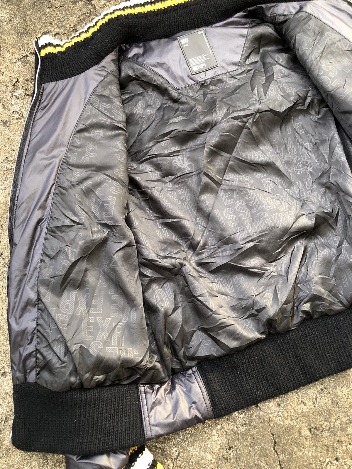Japanese Brand Exr Progressive Zipper Up Knit Puffer Streetwear Winter MOTO Size US M / EU 48-50 / 2 - 18 Thumbnail