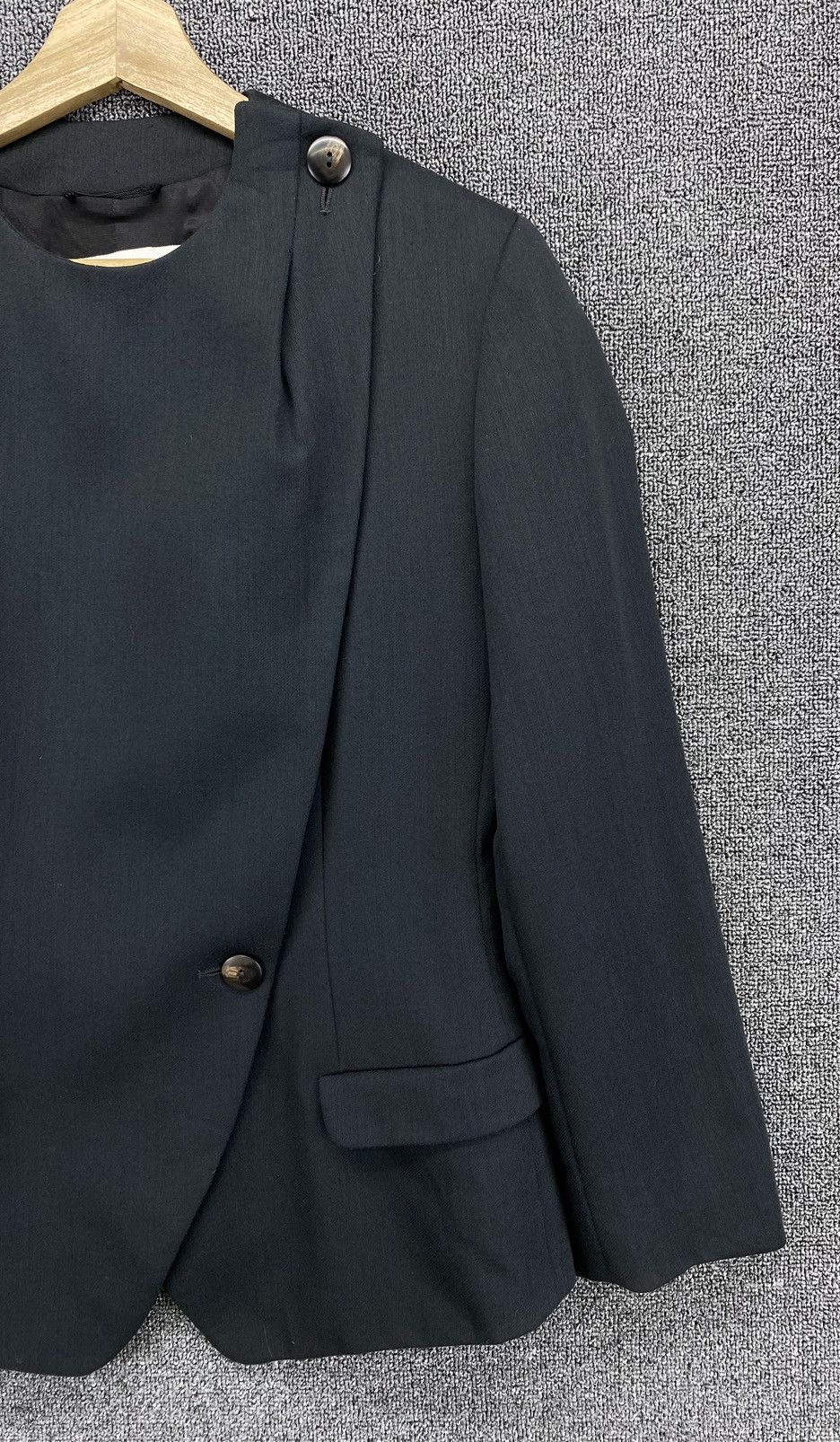 Vintage Vintage Federica Borello Wool Coat Cardigan Jacket Size S / US 4 / IT 40 - 4 Thumbnail