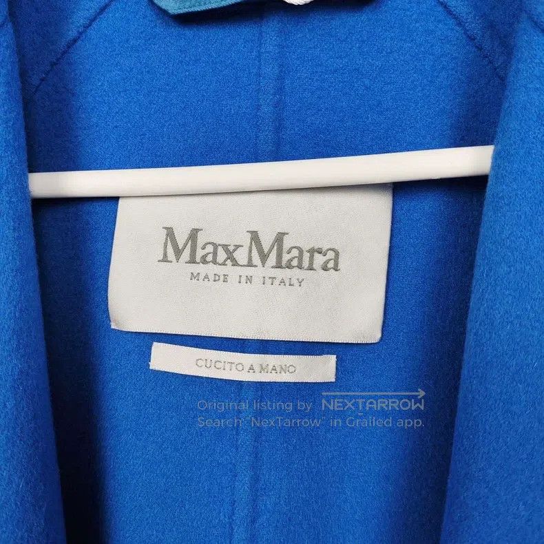 Max Mara Max Mara Blue Wool Coat Size XXS / US 00 / IT 34 - 3 Thumbnail