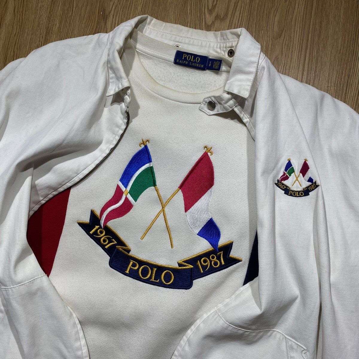 Polo Ralph Lauren × Vintage Jacket Polo Cross Flag OG Vintage Size US L / EU 52-54 / 3 - 6 Thumbnail