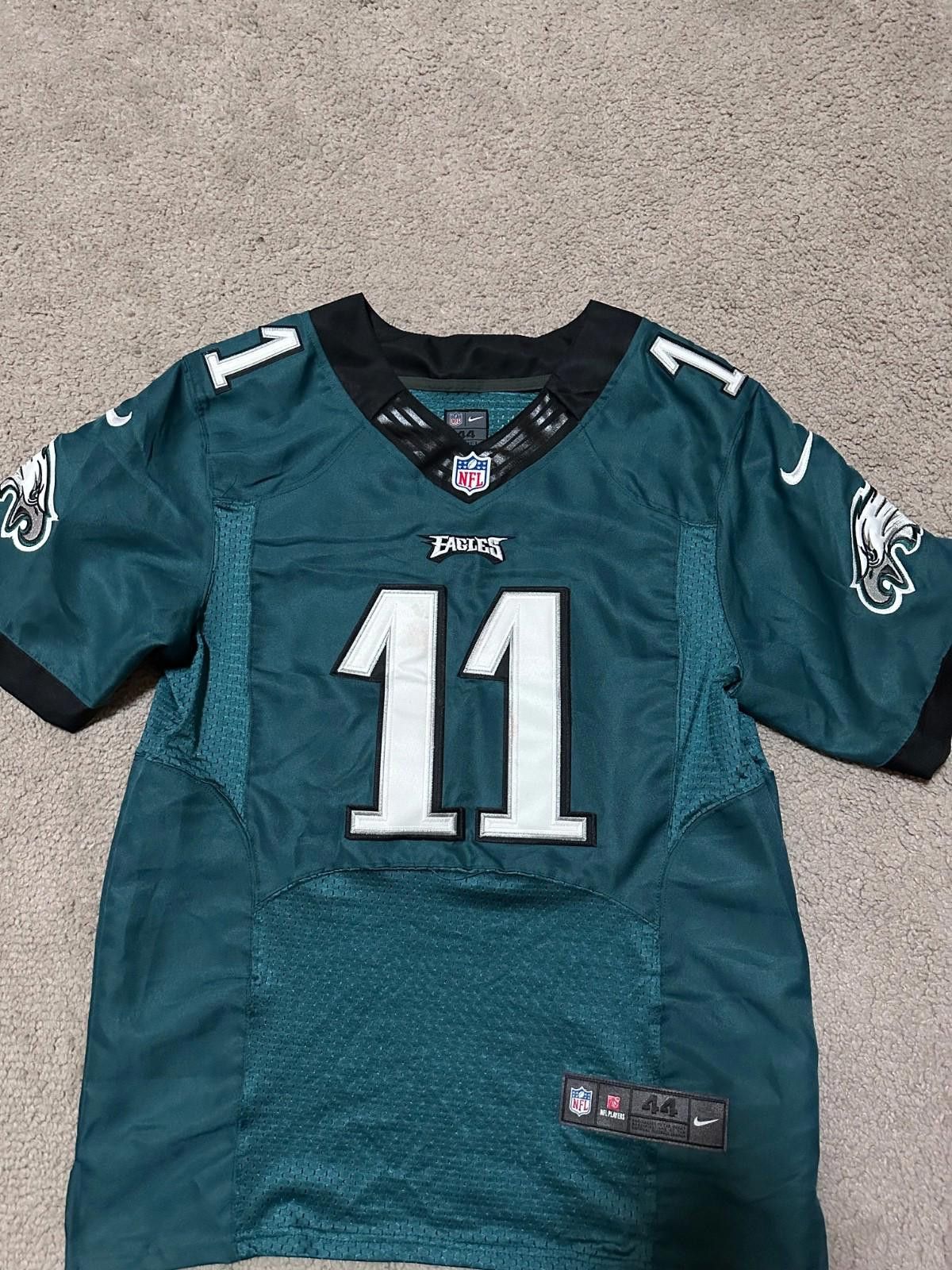 Nike NFL Philadelphia Eagles Nike Player Issue Jersey #11 Wentz Size ONE SIZE - 3 Thumbnail