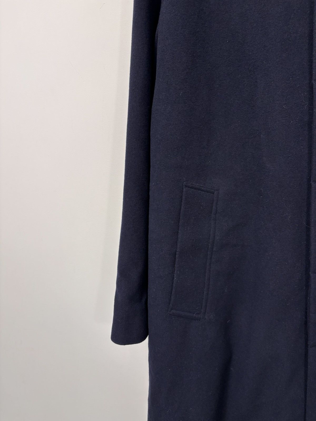 Other Lodenfrey Men’s Navy Blue Wool Cashmere Long Overcoat Size US XL / EU 56 / 4 - 7 Thumbnail