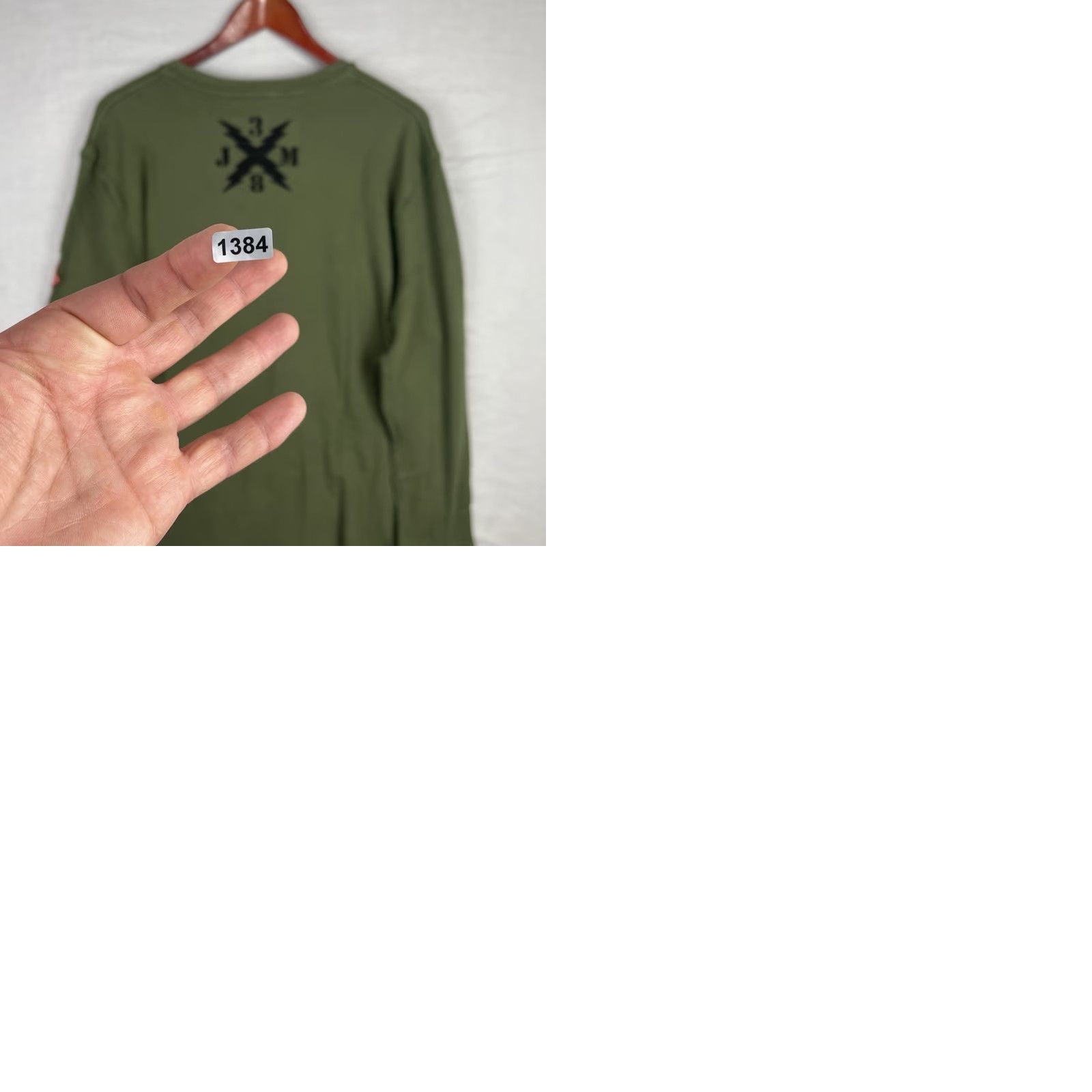 Vintage Johnson Motors Shirt Mens 2XL Green Long Sleeve Thermal Made In USA Bombers Knit Size US XXL / EU 58 / 5 - 10 Thumbnail
