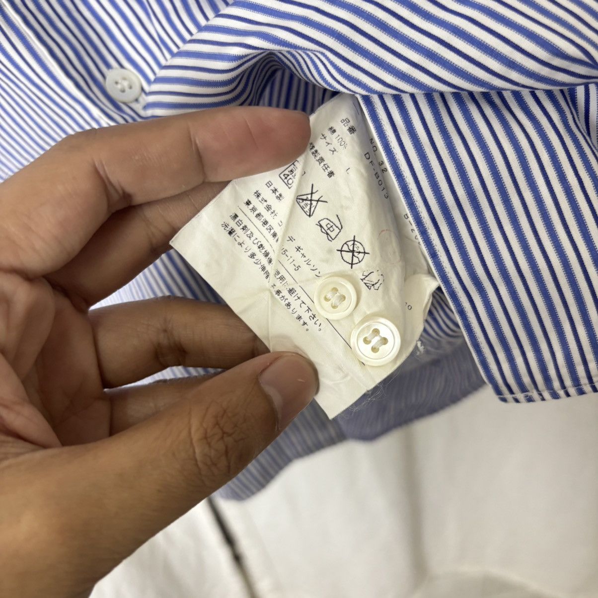 Comme des Garcons Homme Deux comme des garcons homme deux shirt Size US L / EU 52-54 / 3 - 3 Thumbnail