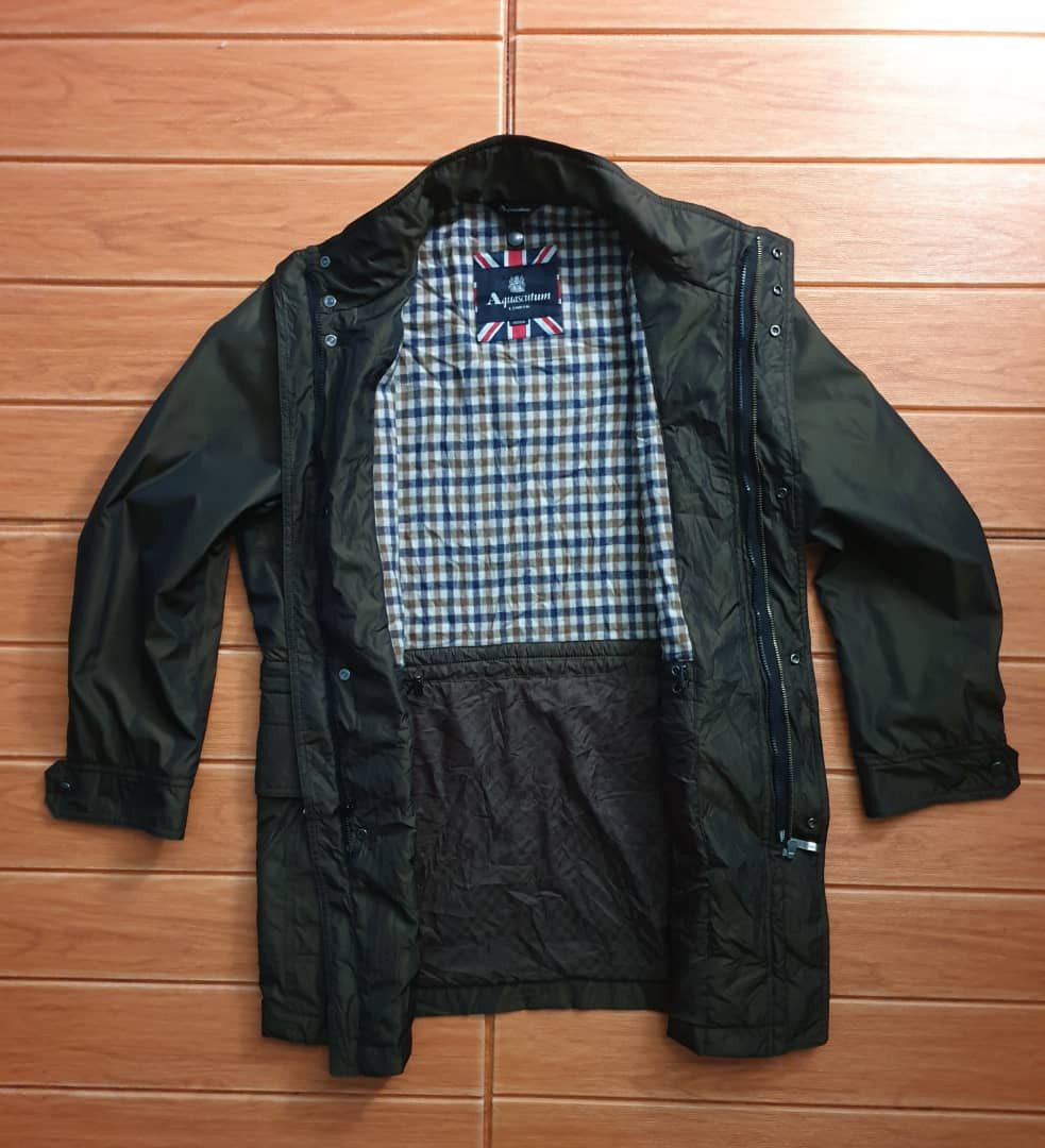 Aquascutum 💥Aquascutum green military winter( No hoodie ) jacket Size US M / EU 48-50 / 2 - 11 Thumbnail
