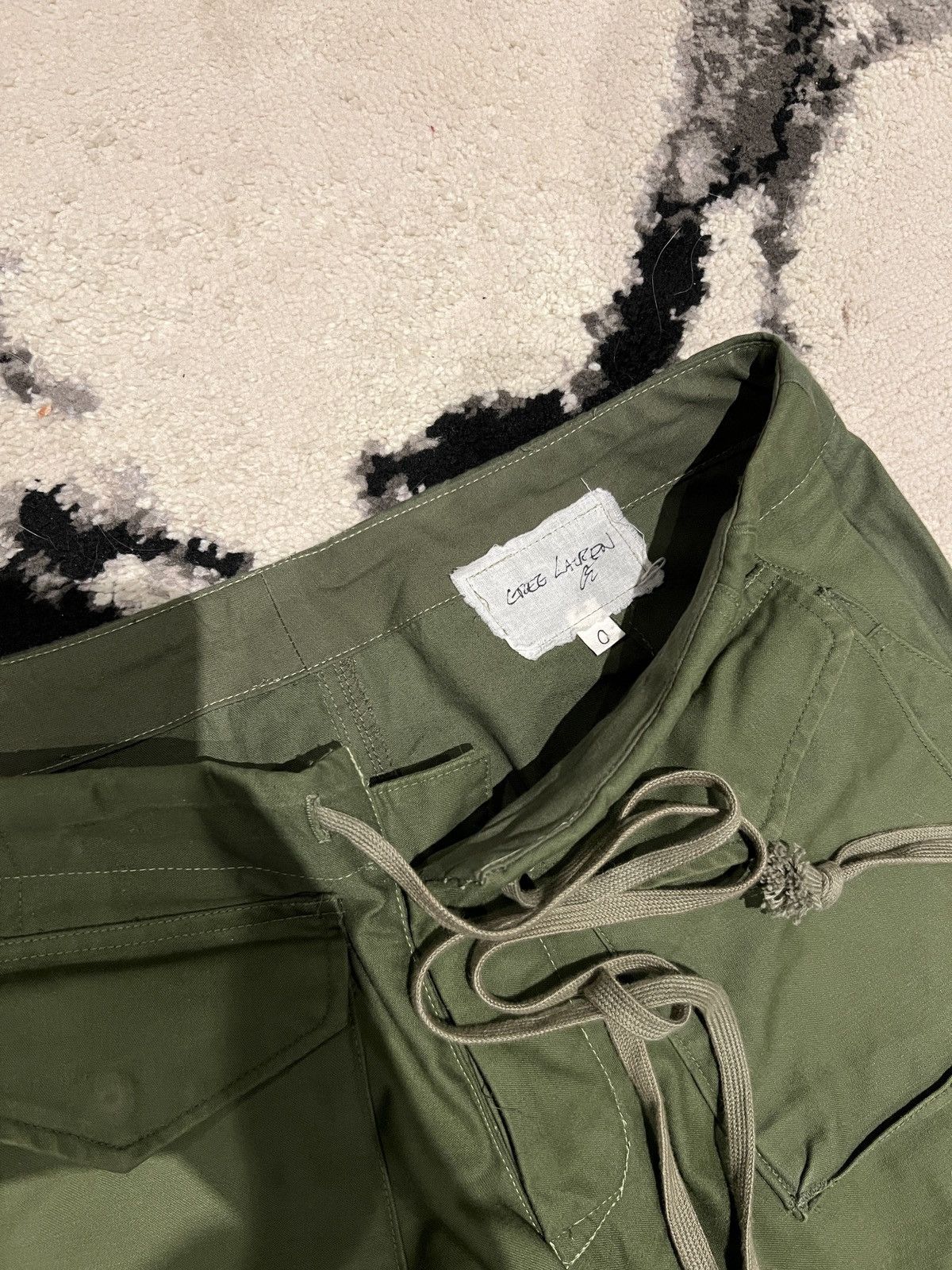 Greg Lauren Greg Lauren Army Jacket Wide Zip Cargo Pants Size US 28 / EU 44 - 2 Thumbnail