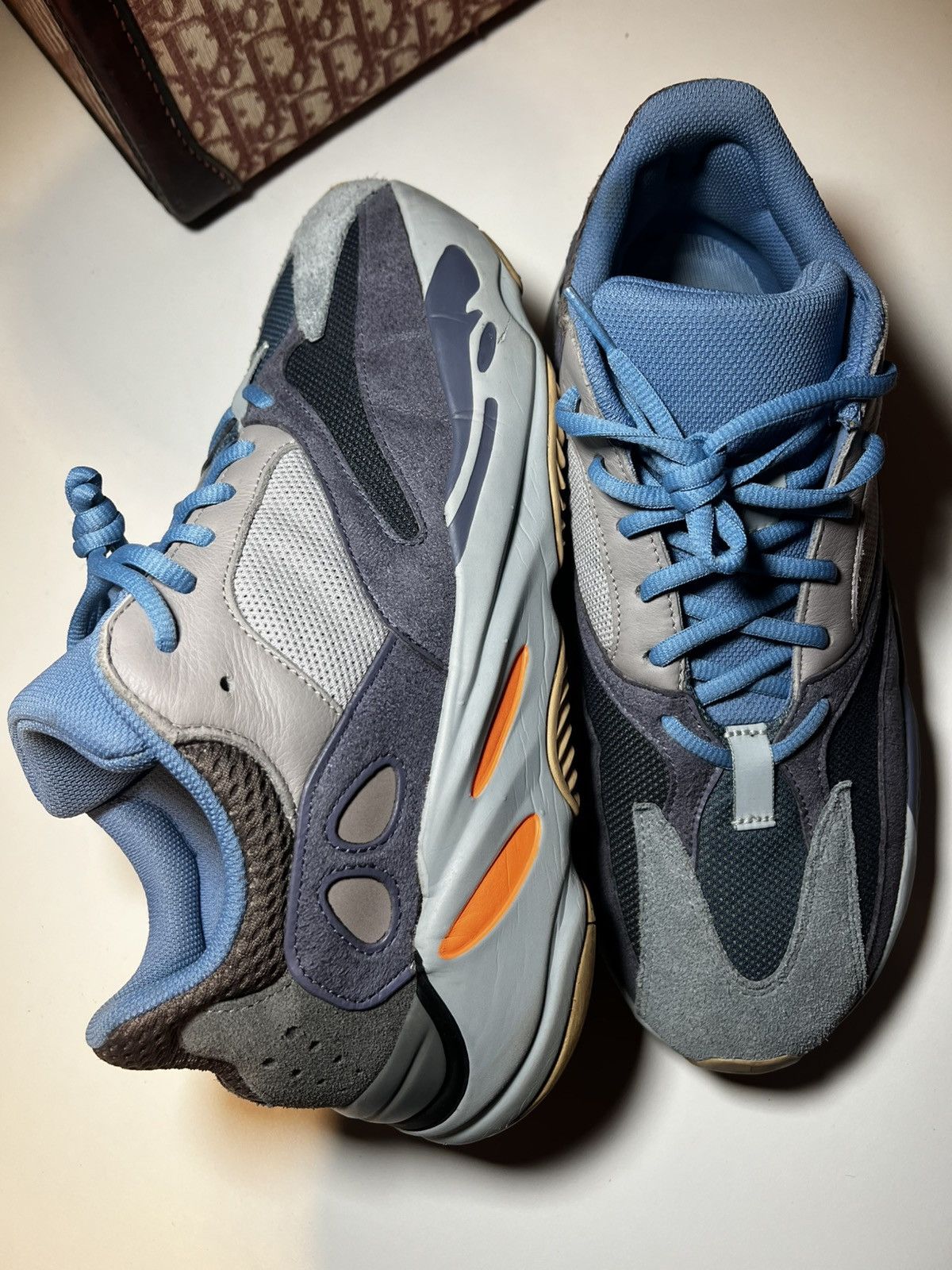 Adidas Yeezy 700 Carbon Blue Size US 11.5 / EU 44-45 - 2 Thumbnail