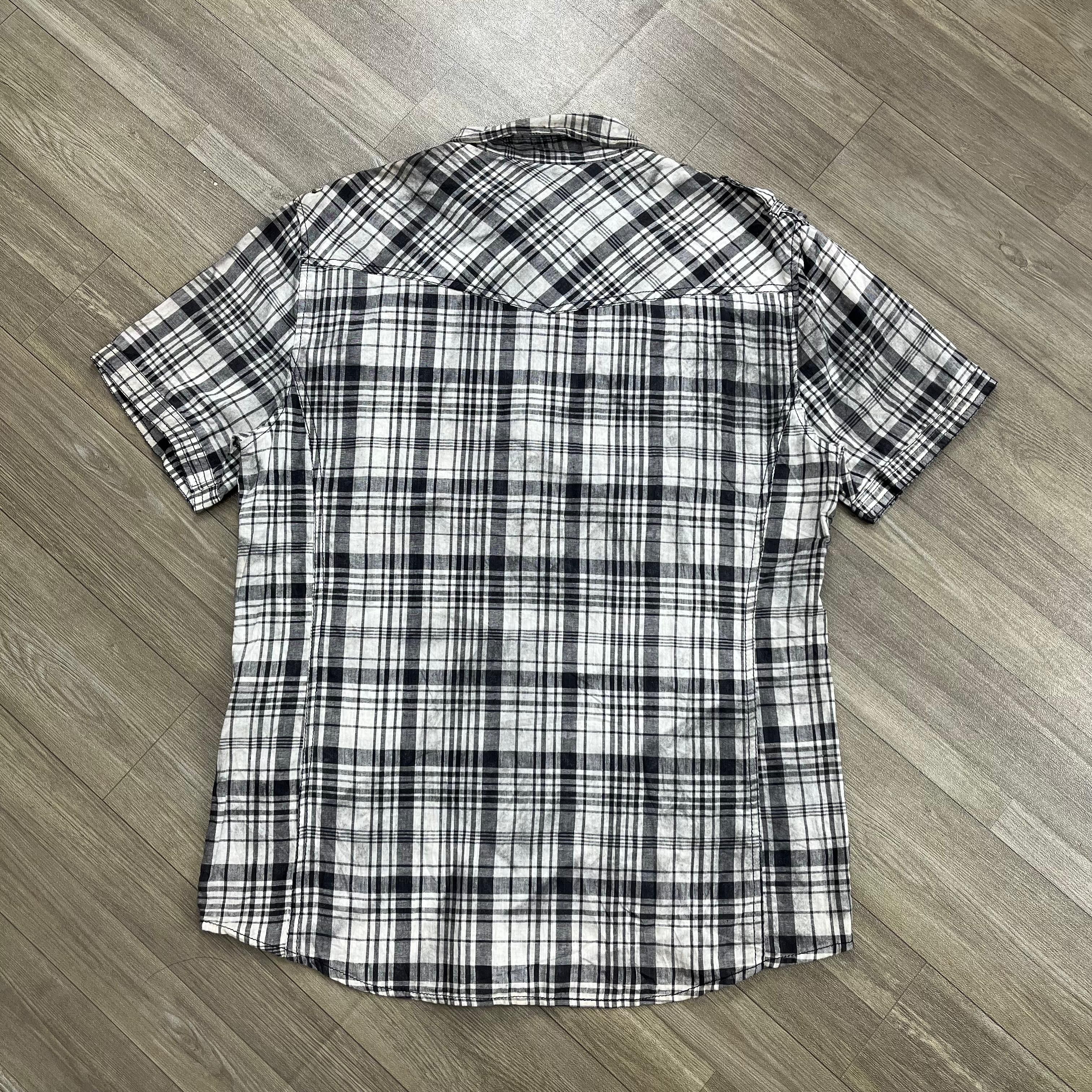 In The Attic 2000s In The Attic Plaid Grunge Gothic Punk Lgb Style Shirt Size US L / EU 52-54 / 3 - 20 Thumbnail