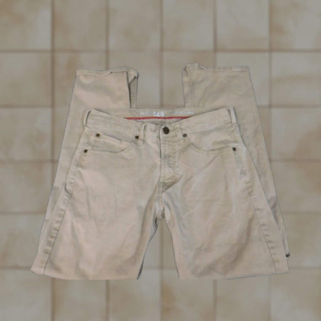 Wrangler Wrangler Pants 30x28 Beige Straight Chino Women Regular Pockets Stretch Canvas Vintage? No (Brand: Wrangler) Size 30" / US 8 / IT 44 - 1 Thumbnail