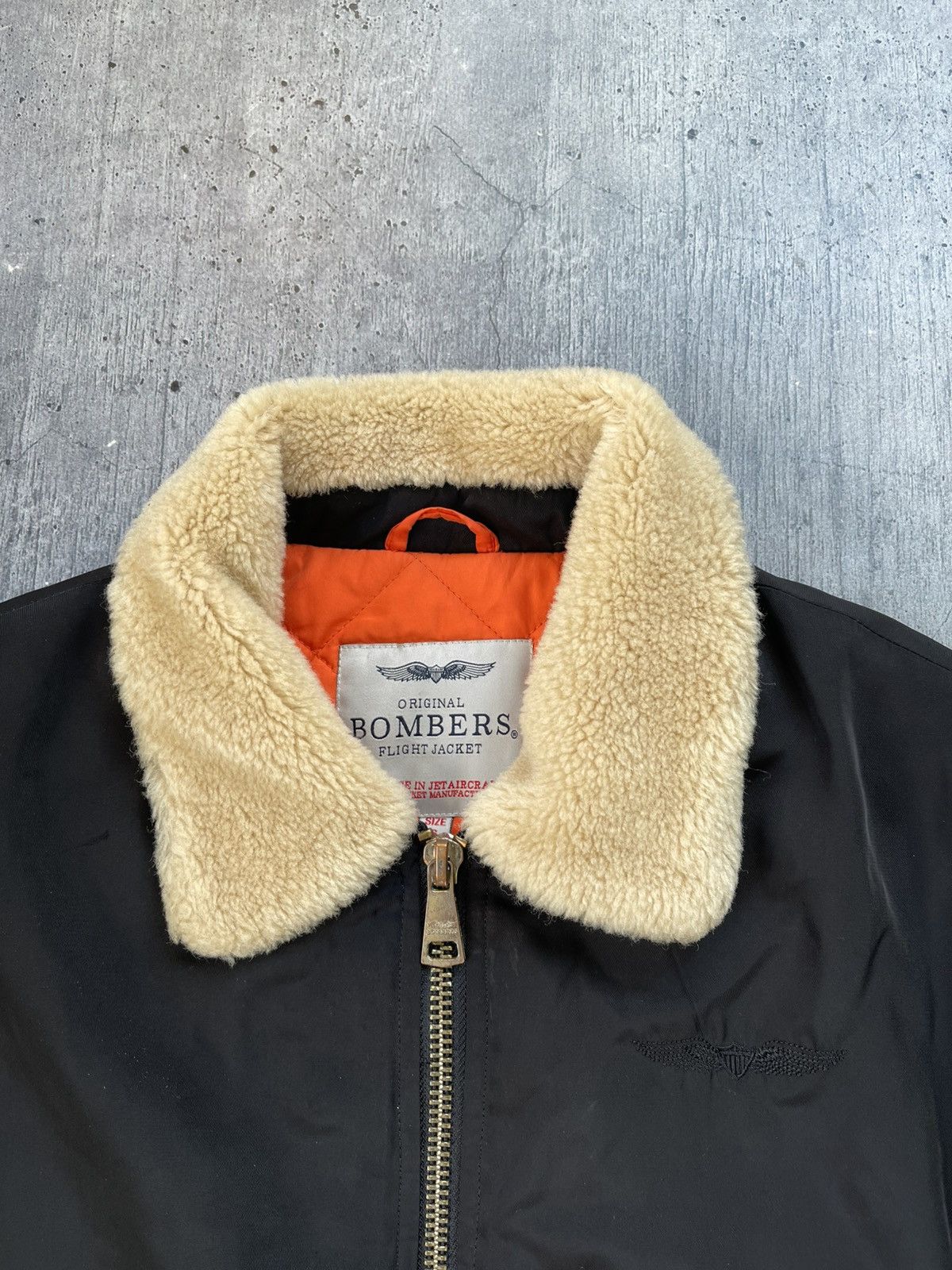 Other Bombers Original Flight Hooded Mens Jacket Size S Black Size US S / EU 44-46 / 1 - 7 Thumbnail