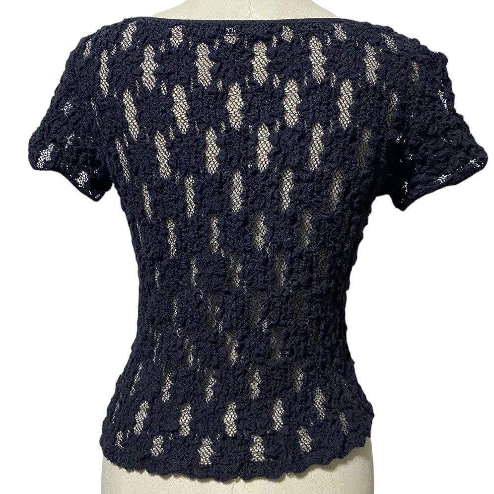 Issey Miyake Fall05 Cauliflower Net Blouse Size M / US 6-8 / IT 42-44 - 2 Thumbnail
