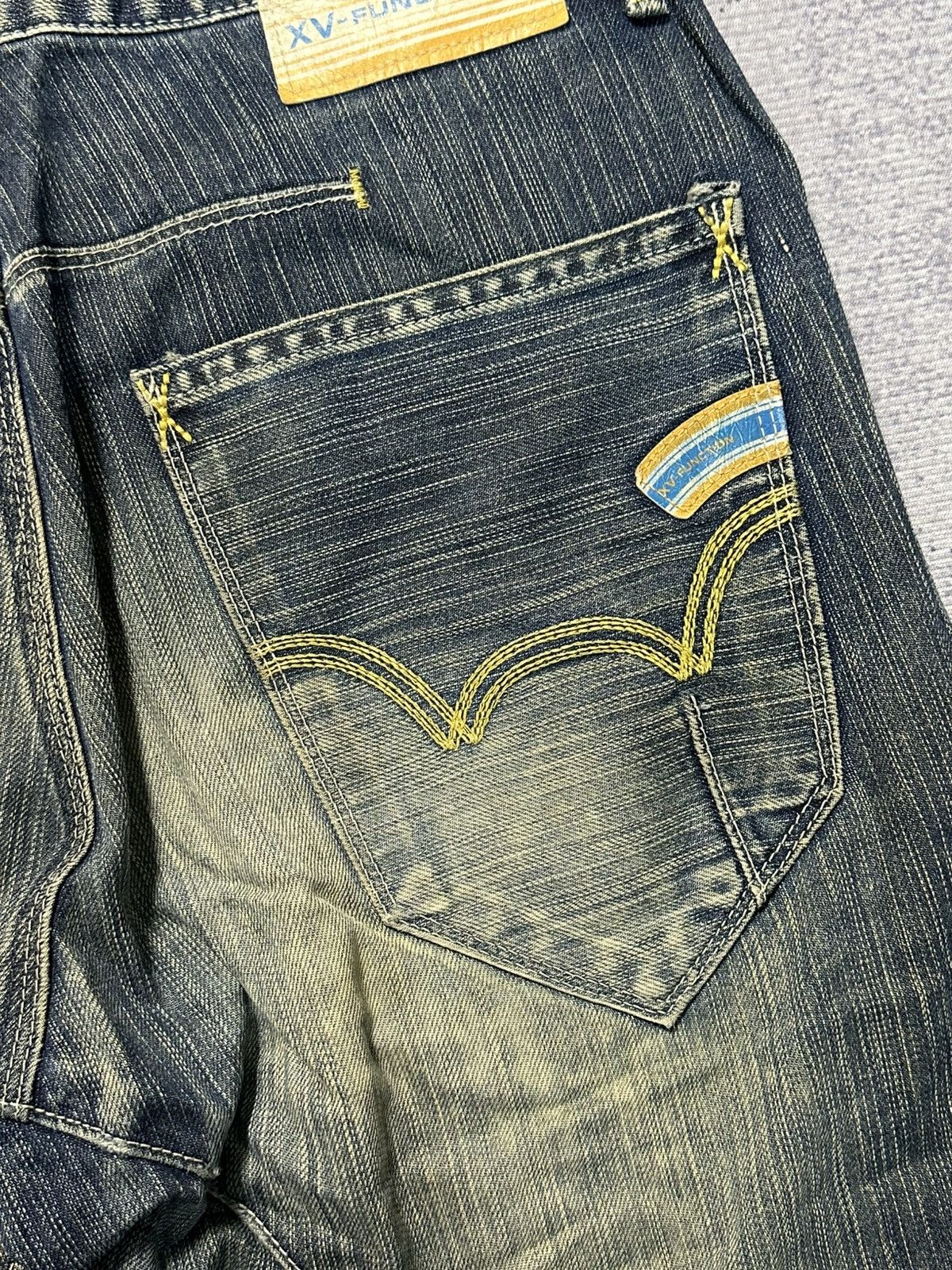 Kapital 2000s Edwin XV Function Curve Leg Mud Washed Jeans Size US 30 / EU 46 - 13 Thumbnail