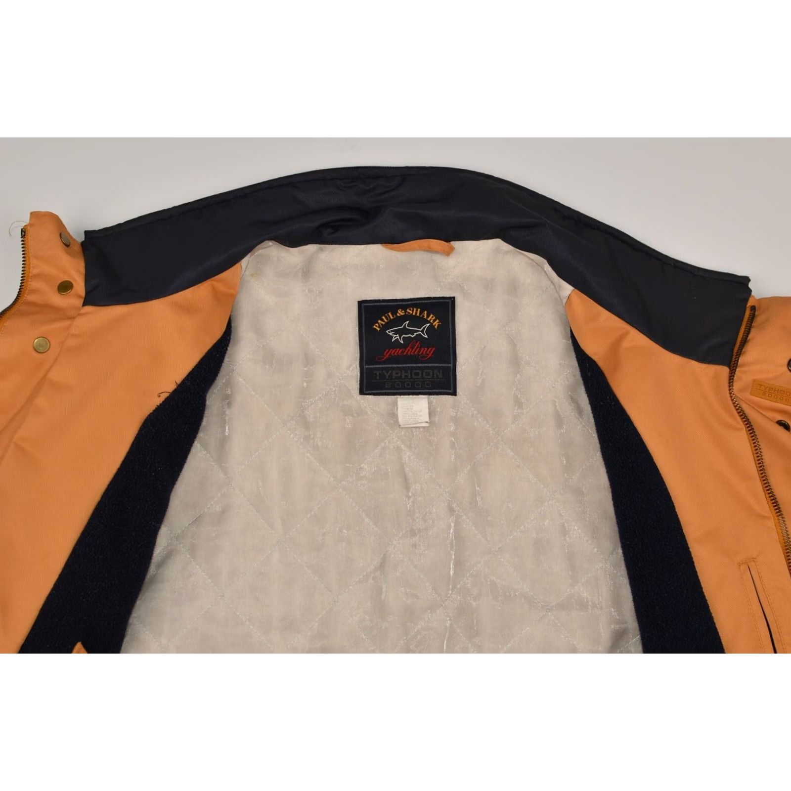 Paul & Shark VINTAGE Paul & Shark Yachting Typhoon 20000 Orange Jacket Men L Made in Italy 100% Polyester Jacket Size US L / EU 52-54 / 3 - 6 Thumbnail