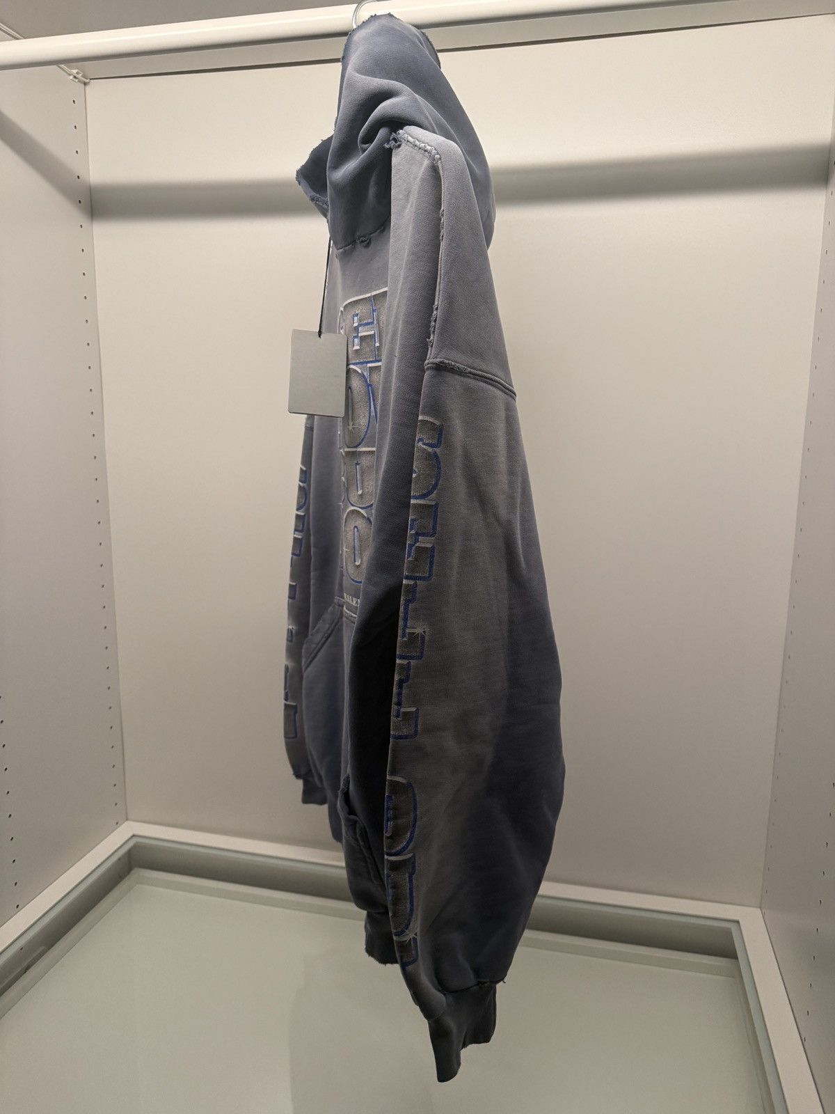Balenciaga Balenciaga SNBN large fit washed blue hoodie Size US S / EU 44-46 / 1 - 2 Thumbnail