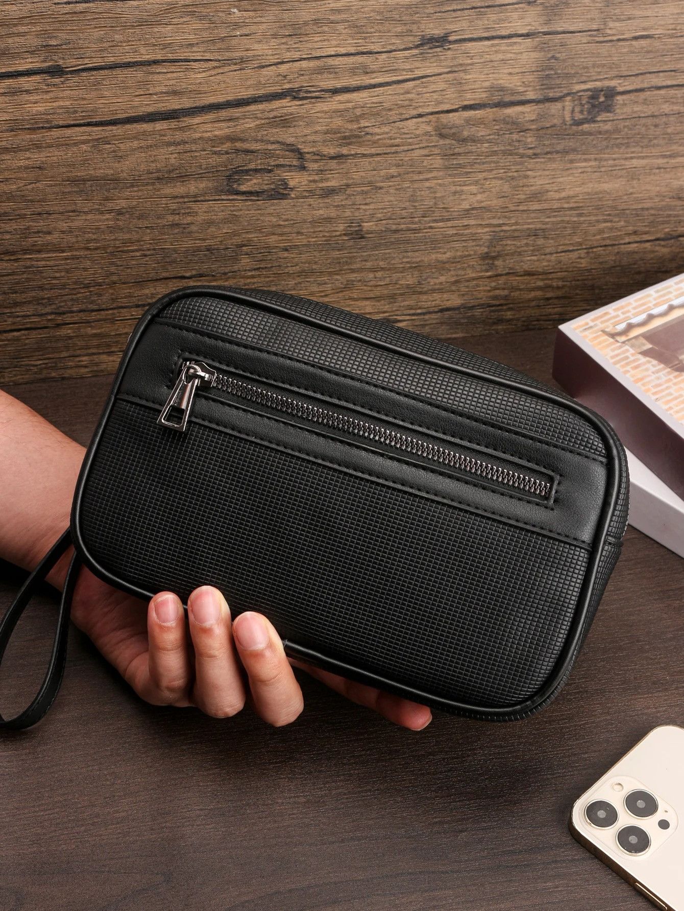Vintage Casual Retro Commuter Clutch Bag Size ONE SIZE - 1 Thumbnail
