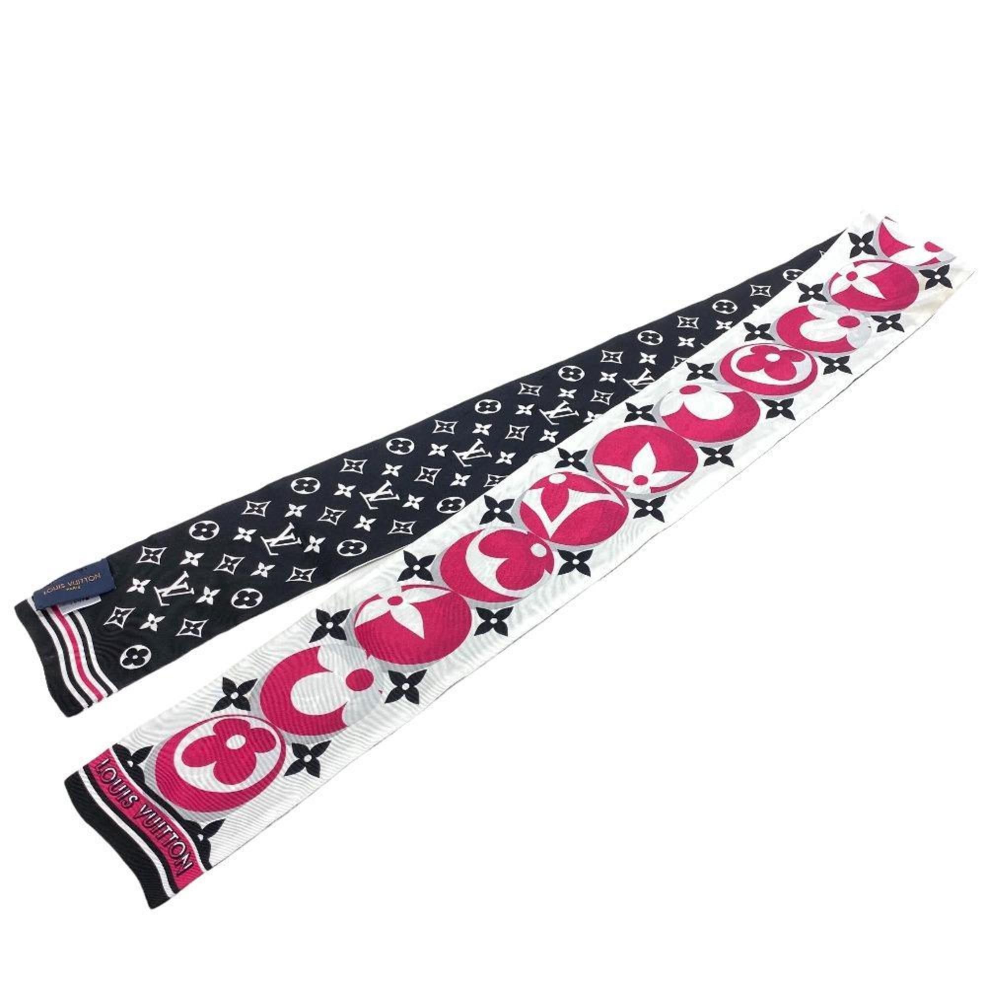 image of Louis Vuitton M77532 Bandeau Monogram Marbles Muffler/scarf Black Ladies, Women's