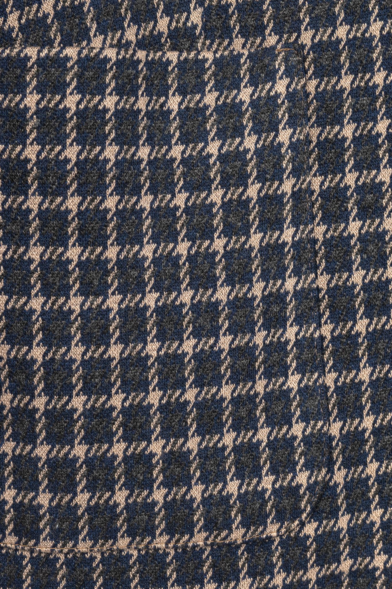 Weekend Max Mara Weekend Max Mara Brown & Navy Plaid Knit Blazer Size S / US 4 / IT 40 - 7 Thumbnail