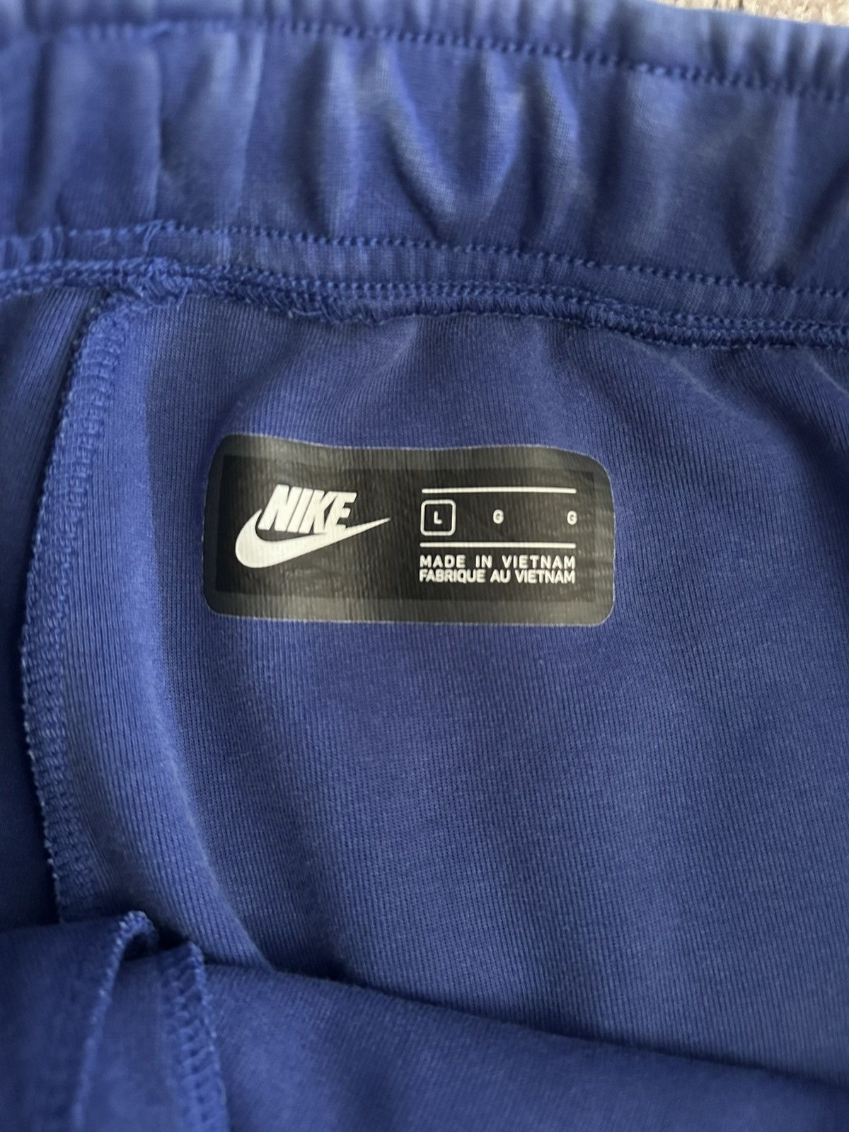 Nike Mens Nike Sportswear Tech Fleece Shorts Blue Sz L Size US 34 / EU 50 - 5 Thumbnail
