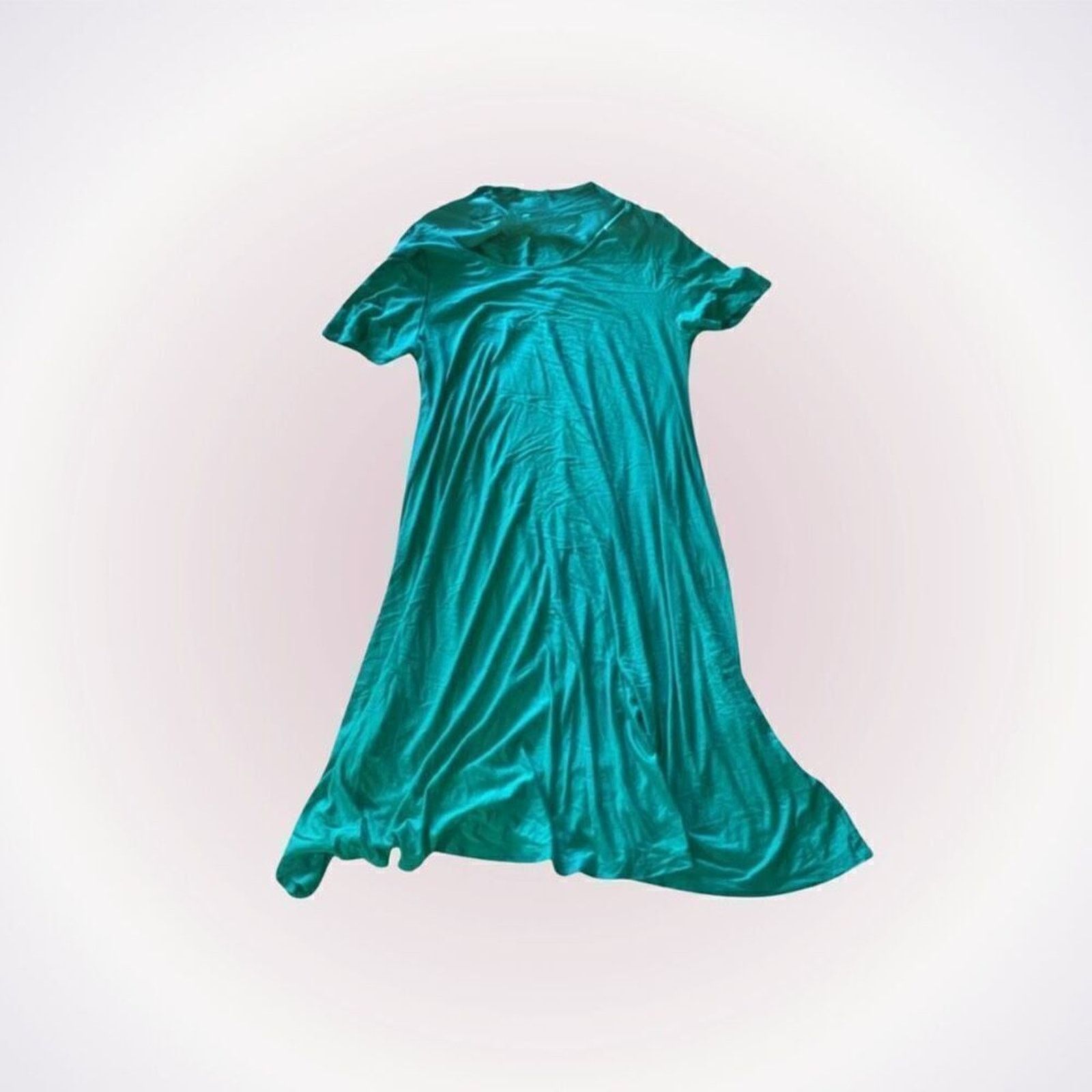 Cos COS Green Swing Short Sleeve Mini Dress | Sz XS Size XS / US 0-2 / IT 36-38 - 1 Thumbnail