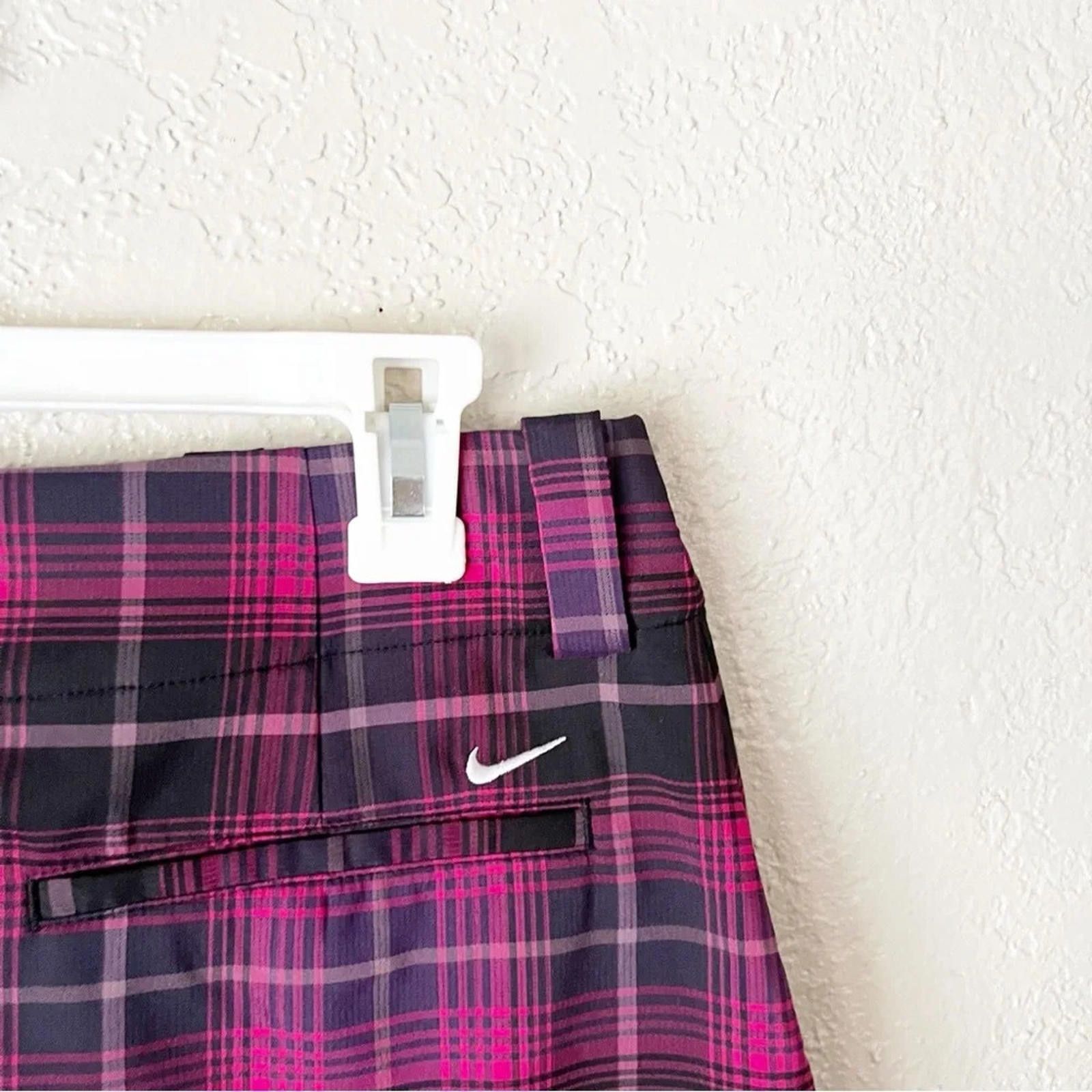 Nike Nike Pink and Black Plaid Skirt Size 28" / US 6 / IT 42 - 6 Thumbnail